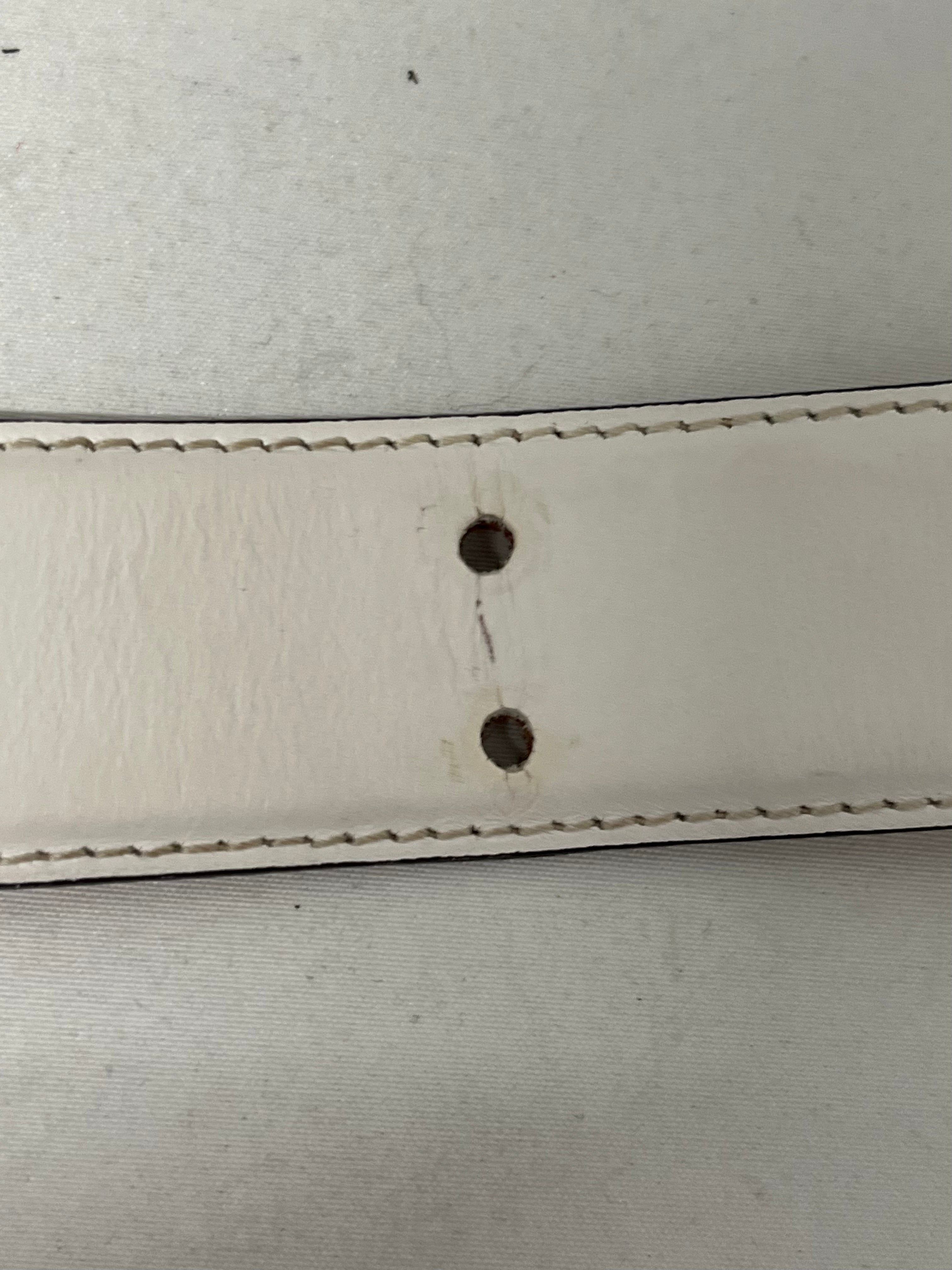 MOSCHINO/Belt/Stripe/Leather/WHT/RAINBOW LETTER BELT view 5