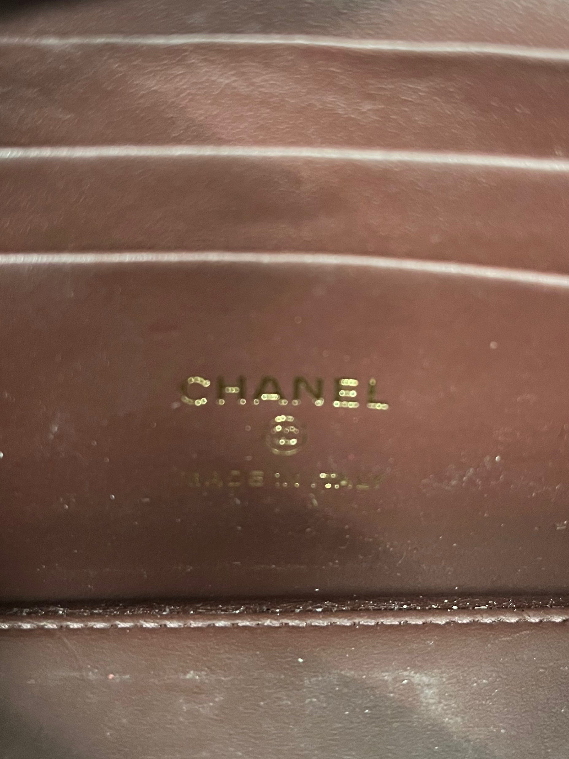 CHANEL/Cross Body Bag/Leather/BLK/CAVIAR LEATHER MAKEUP BAG view 3