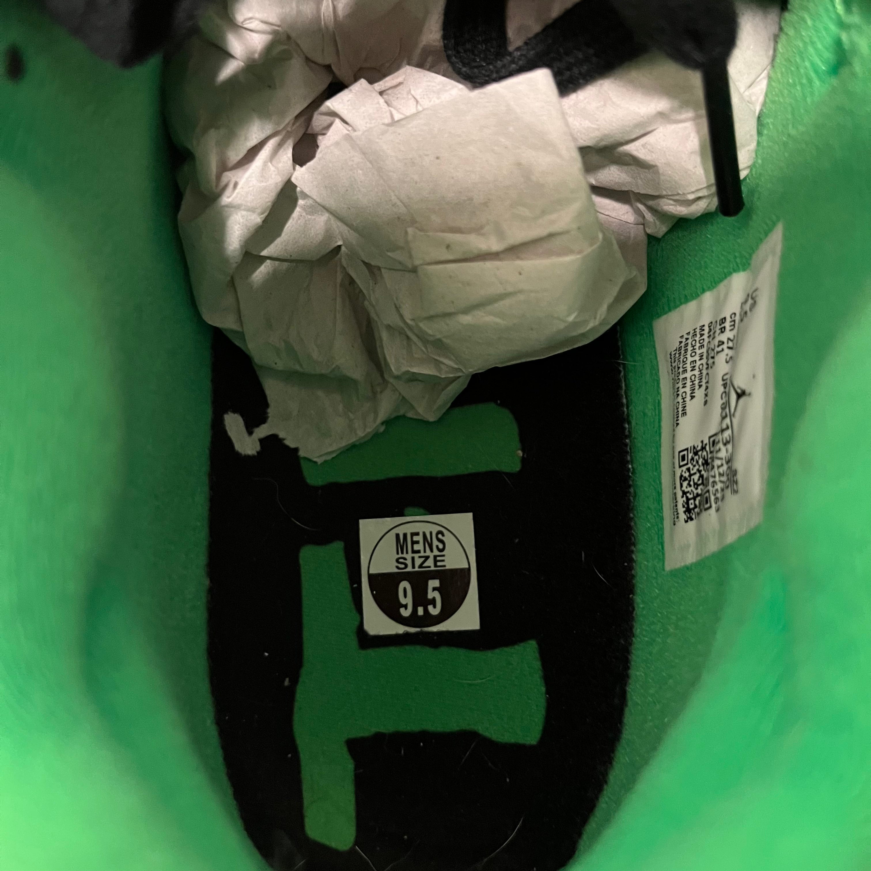 NIKE/Hi-Sneakers/US 9.5/Leather/GRN/travis scott green spark view 4