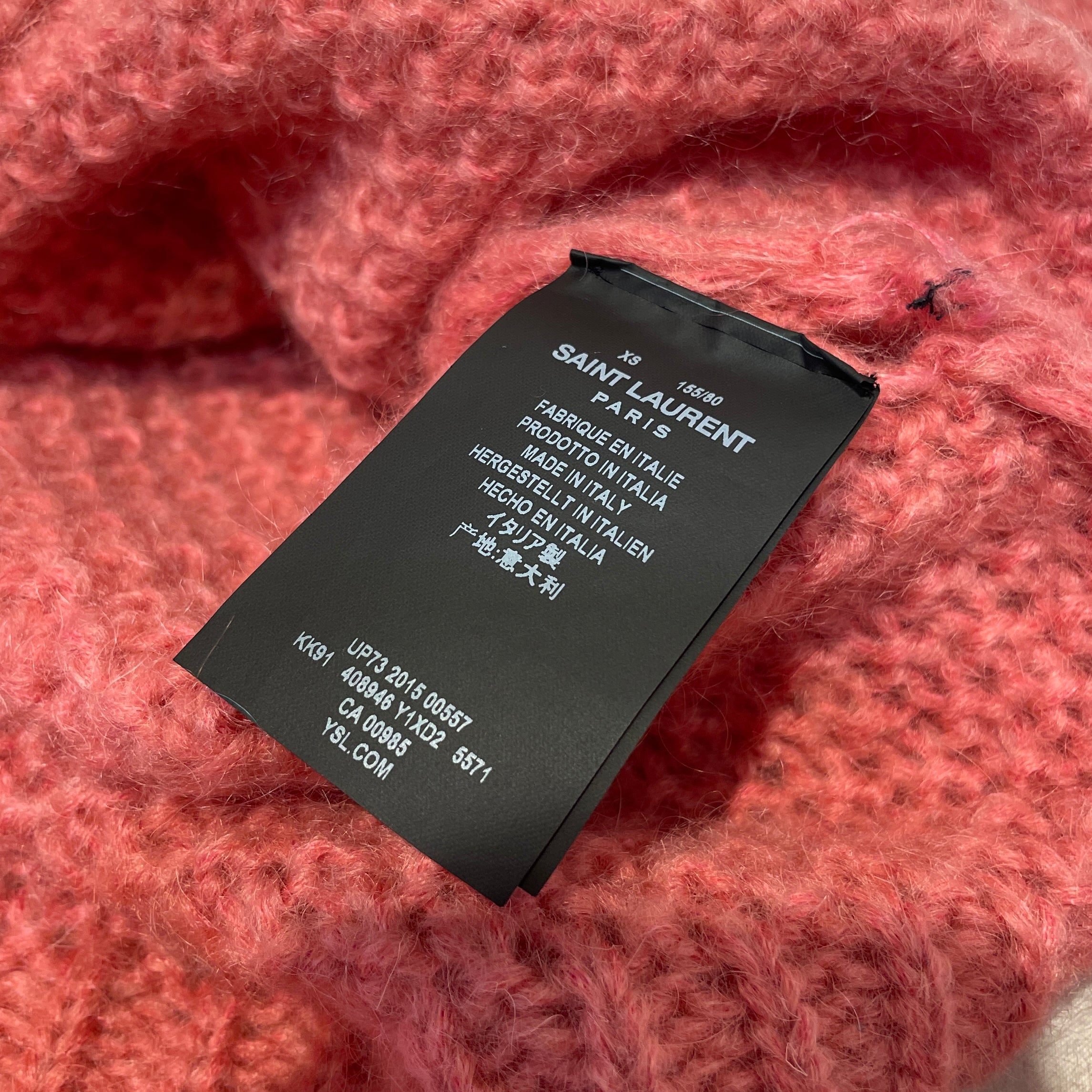 SAINT LAURENT/Sweater/XS/Stripe/Mohair/MLT/Blend Sweater view 4