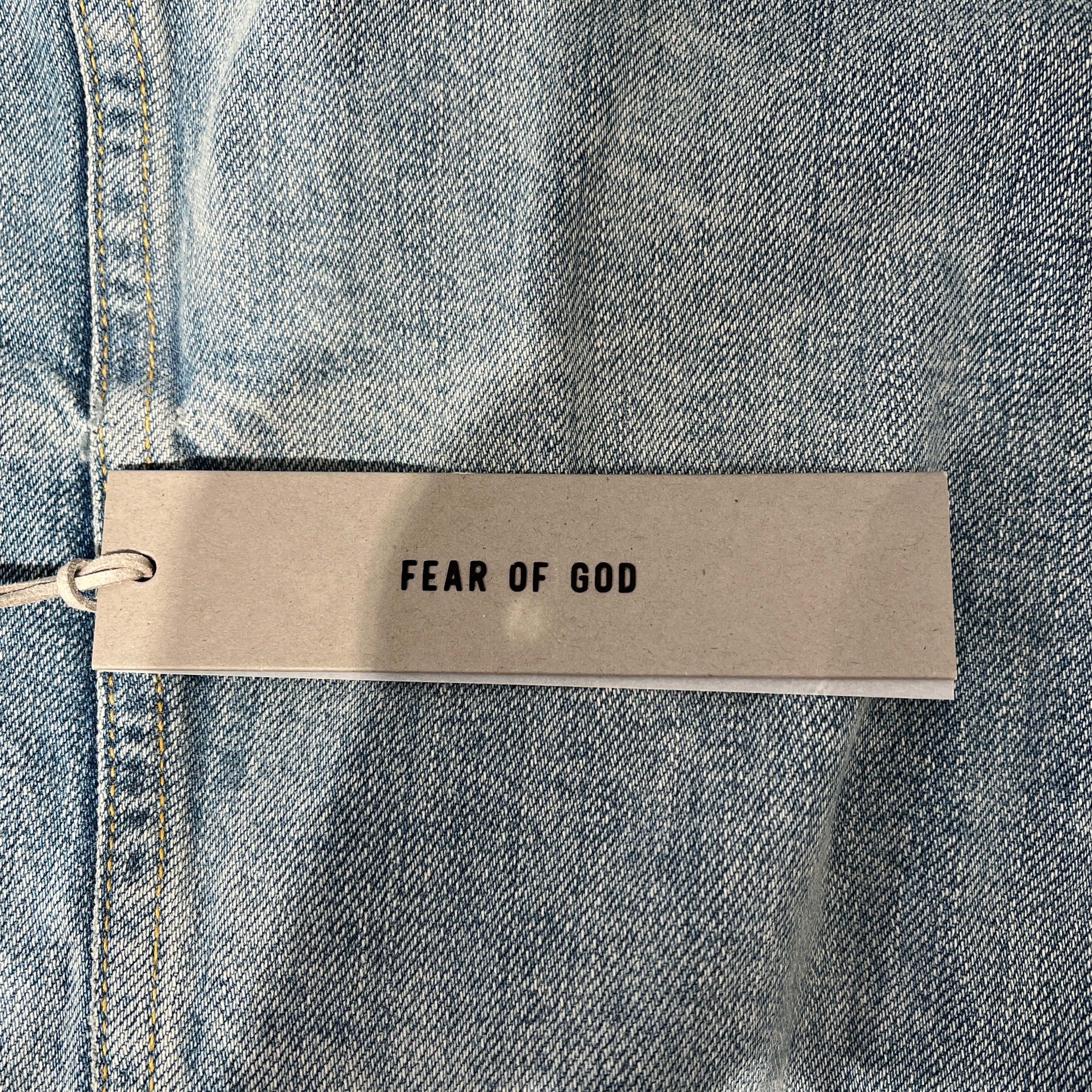 FEAR OF GOD/Denim Jkt/M/Denim/BLU/7TH COLLECTION TRUCKER JAC 001 view 6