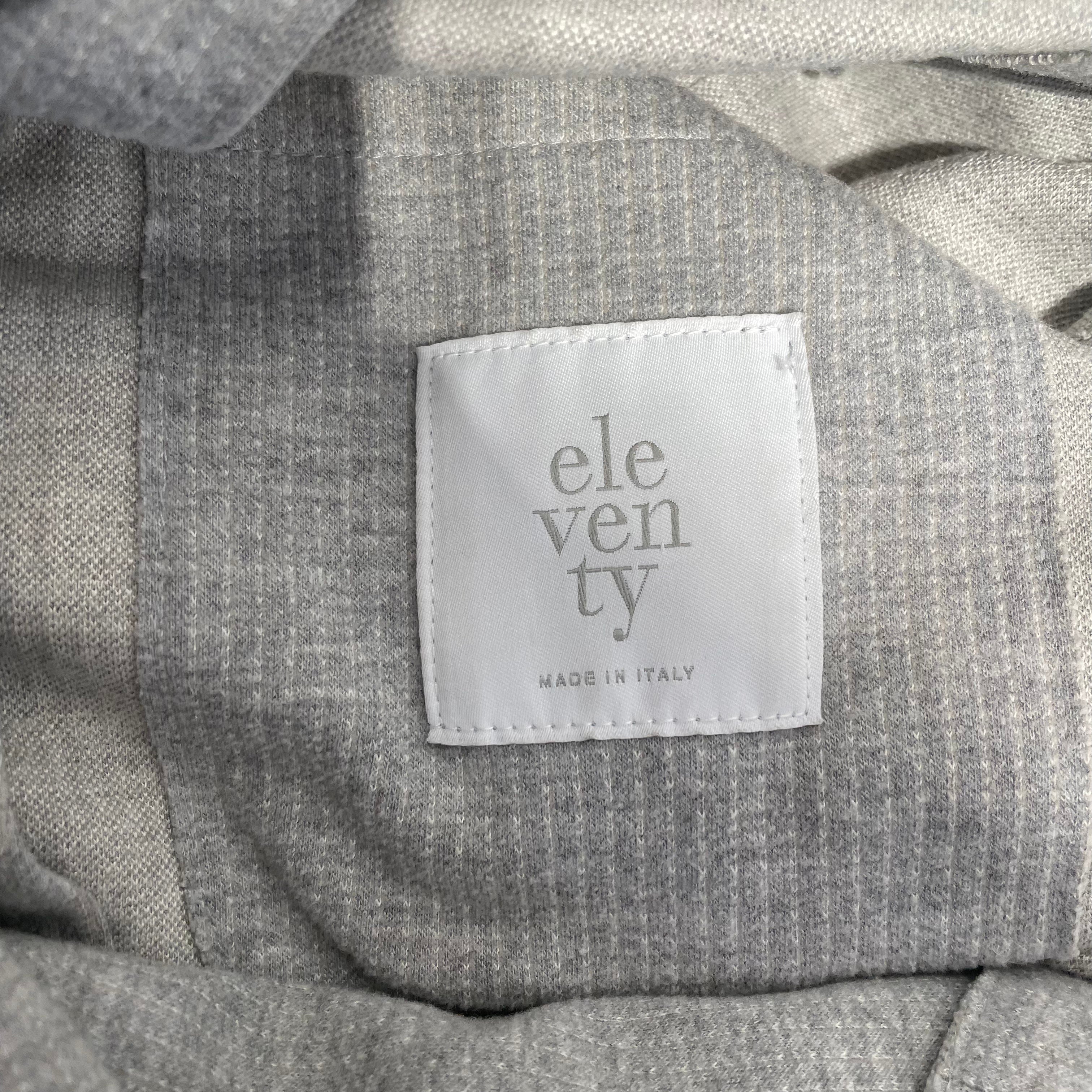eleventy/Tailored Jkt/52/Polyester/GRY/All Over Print/SMALL WHITE PINSTRIPE view 3