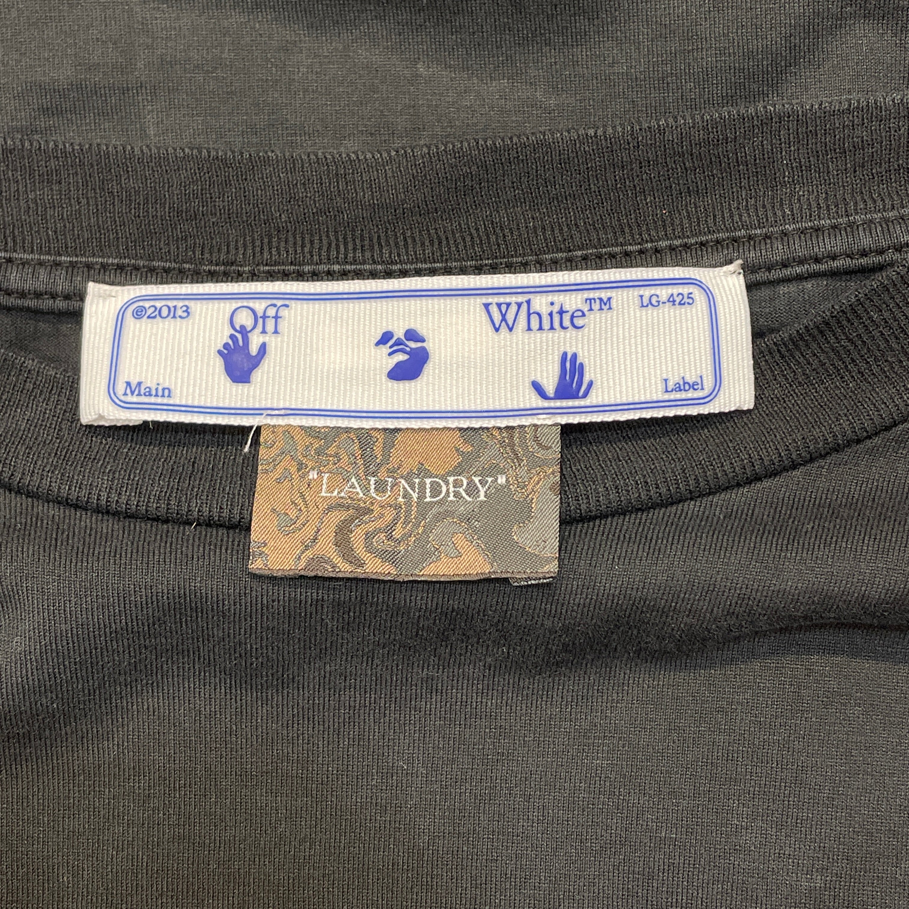 OFF-WHITE/T-Shirt/XXL/Cotton/BLK/ view 3