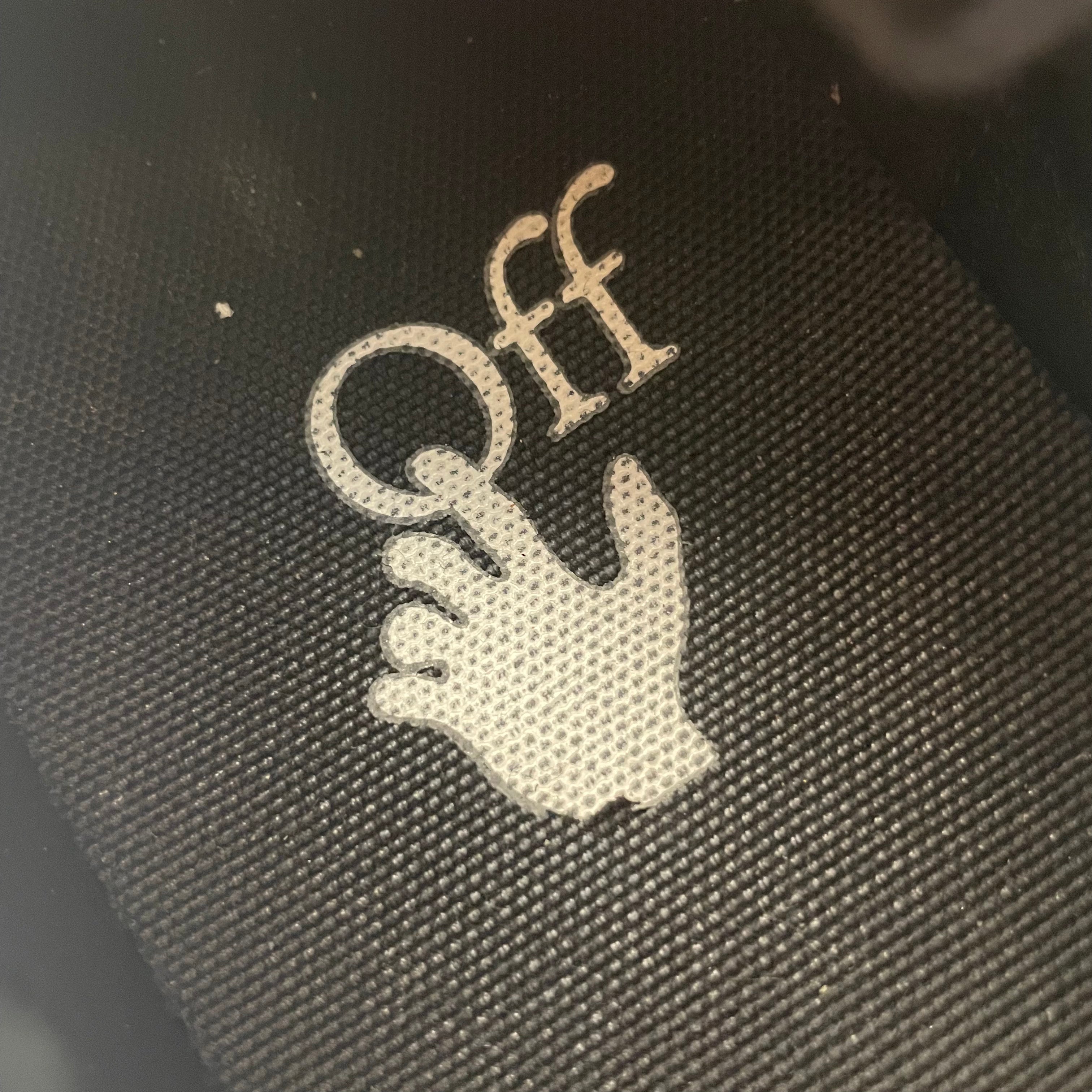 OFF-WHITE/Low-Sneakers/EU 43/Cotton/BLK/ view 3