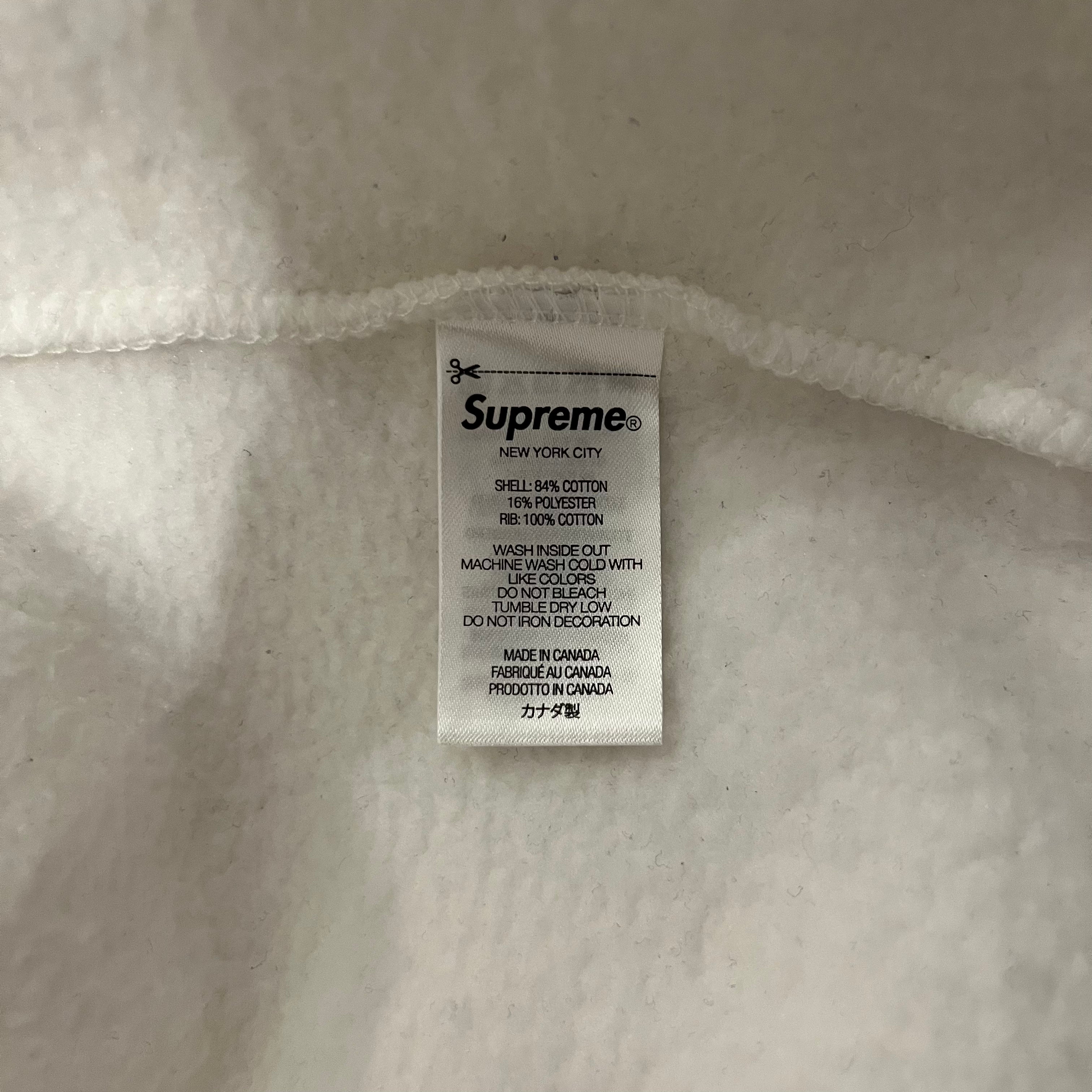 Supreme/Hoodie/XXL/Cotton/WHT/classic logo supreme new york view 4