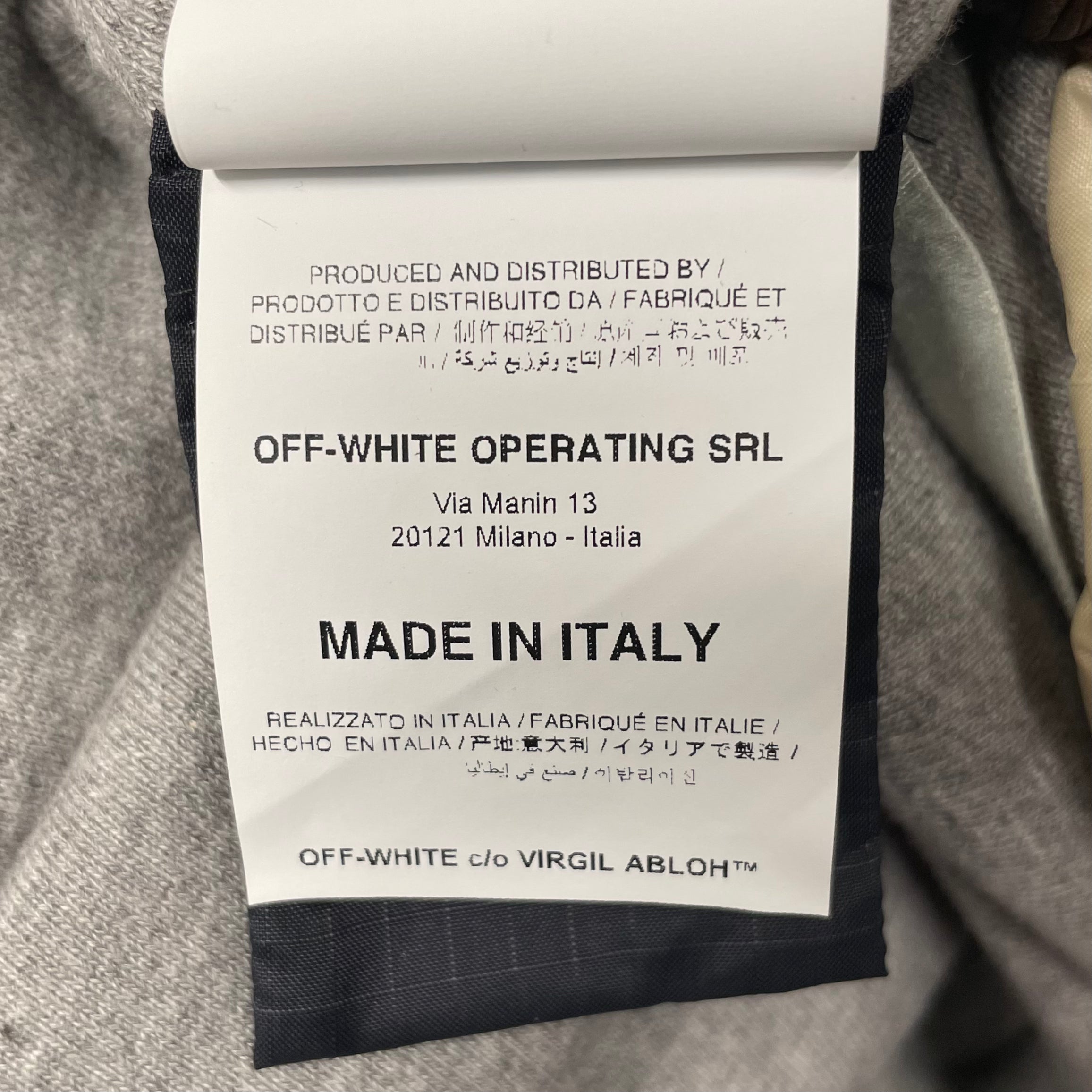 OFF-WHITE/Puffer Jkt/XL/NVY/OFF FW19 PUFFER view 6