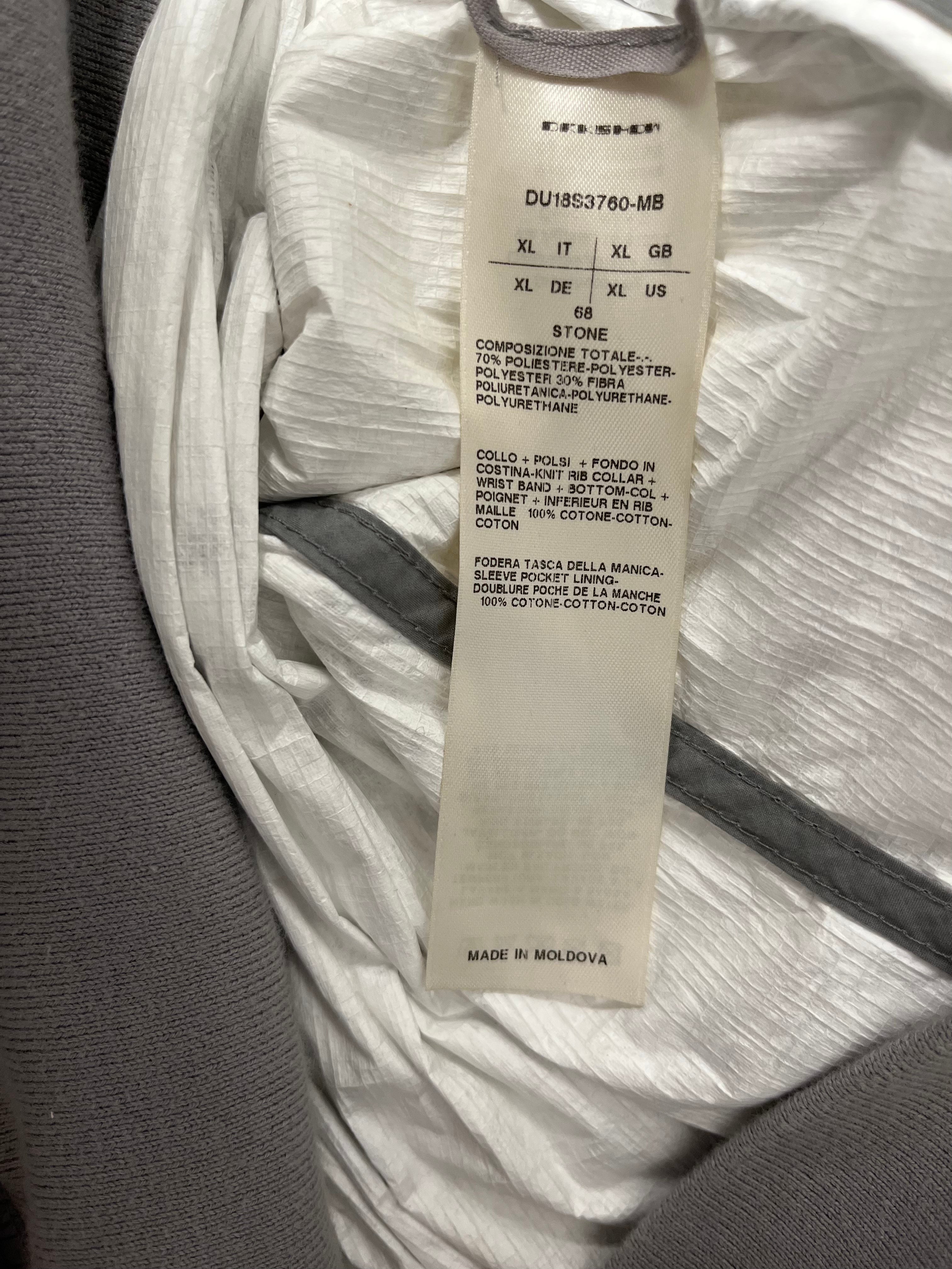 RICK OWENS DRKSHDW/Jacket/XL/Polyester/GRY/SS18 DIRT FLIGHT BOMBER view 4