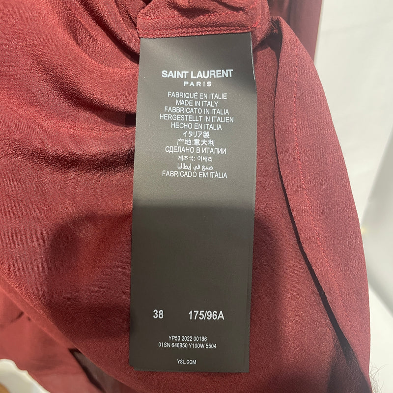 SAINT LAURENT/LS Shirt/38/BRD/