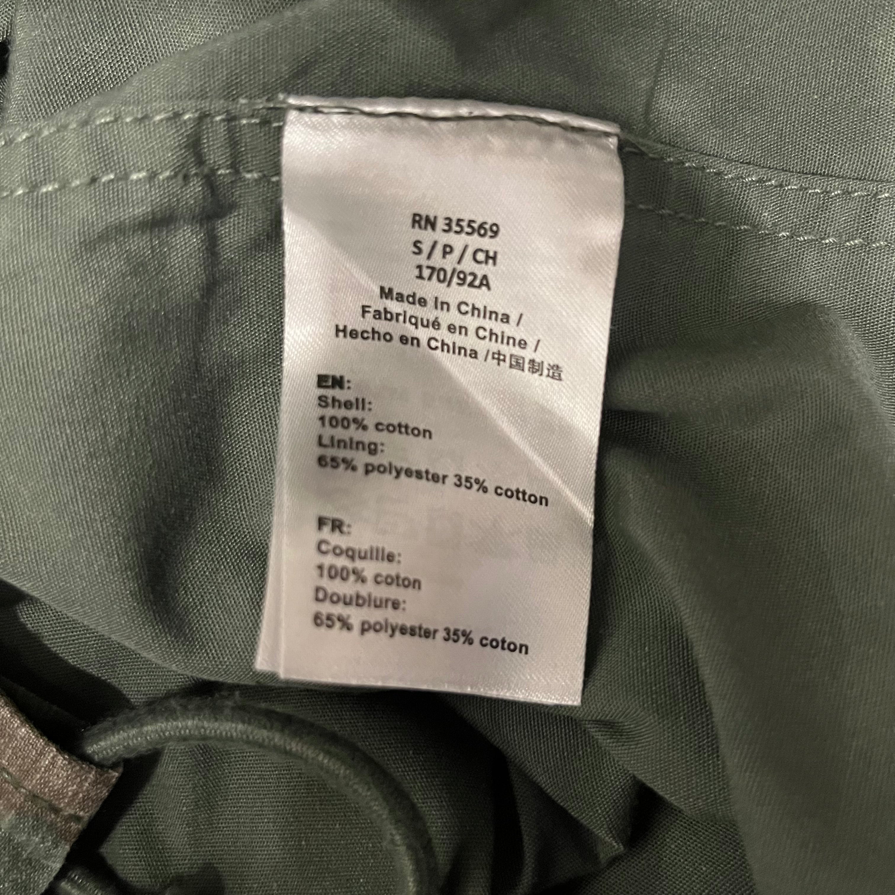 ALPHA INDUSTRIES/Tailored Jkt/S/Cotton/KHK/Camouflage/collared jacket view 3
