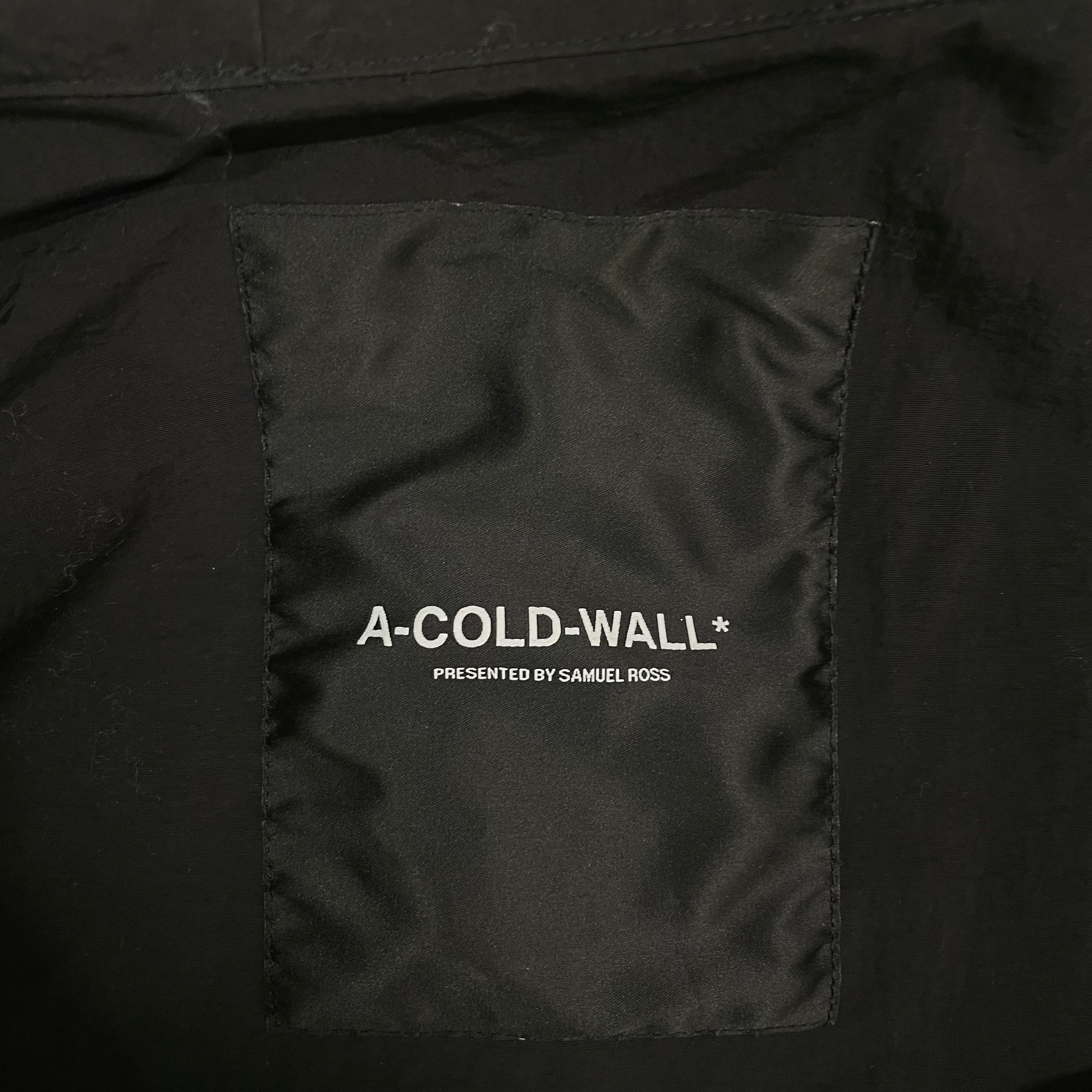 A-COLD-WALL/Trench Coat/L/Acrylic/BLK/A COLD WALL BLK TRENCH COAT view 3