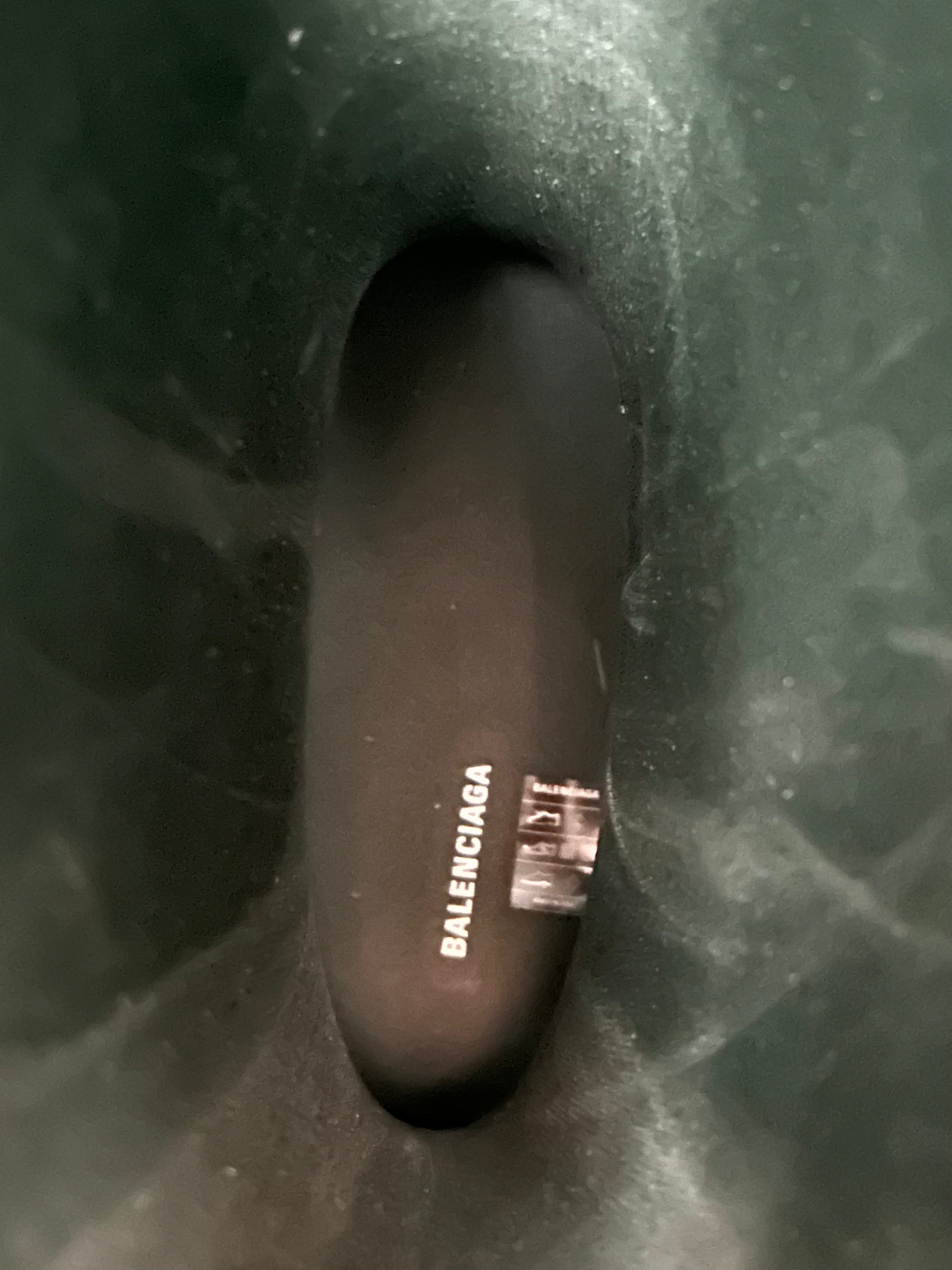 BALENCIAGA/Rain Boots/EU 39/GRN/Knee-high/STEROID RAIN BOOT view 5