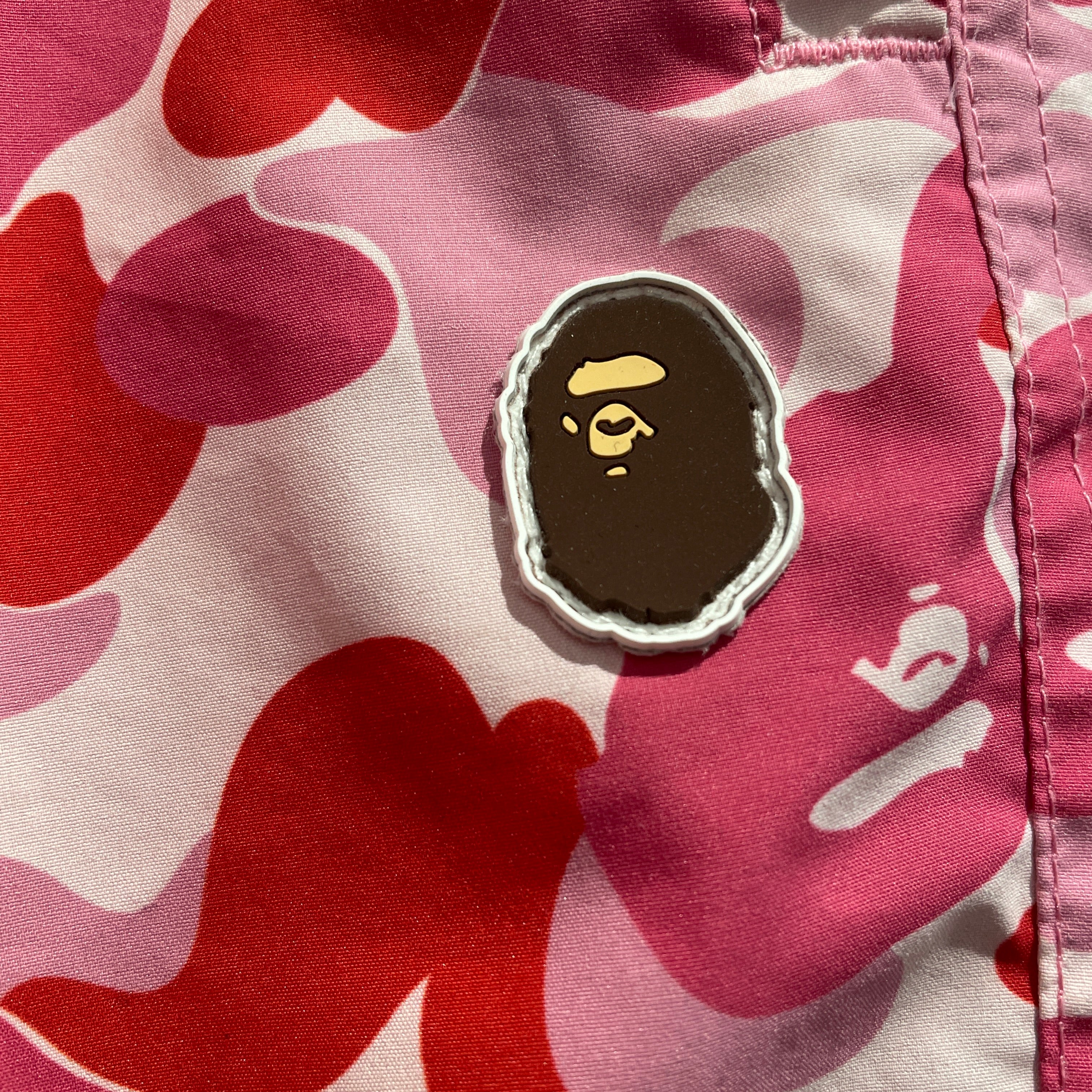 A BATHING APE/Shorts/L/Polyester/PNK/Camouflage/ABC Camo Swim Shorts view 10