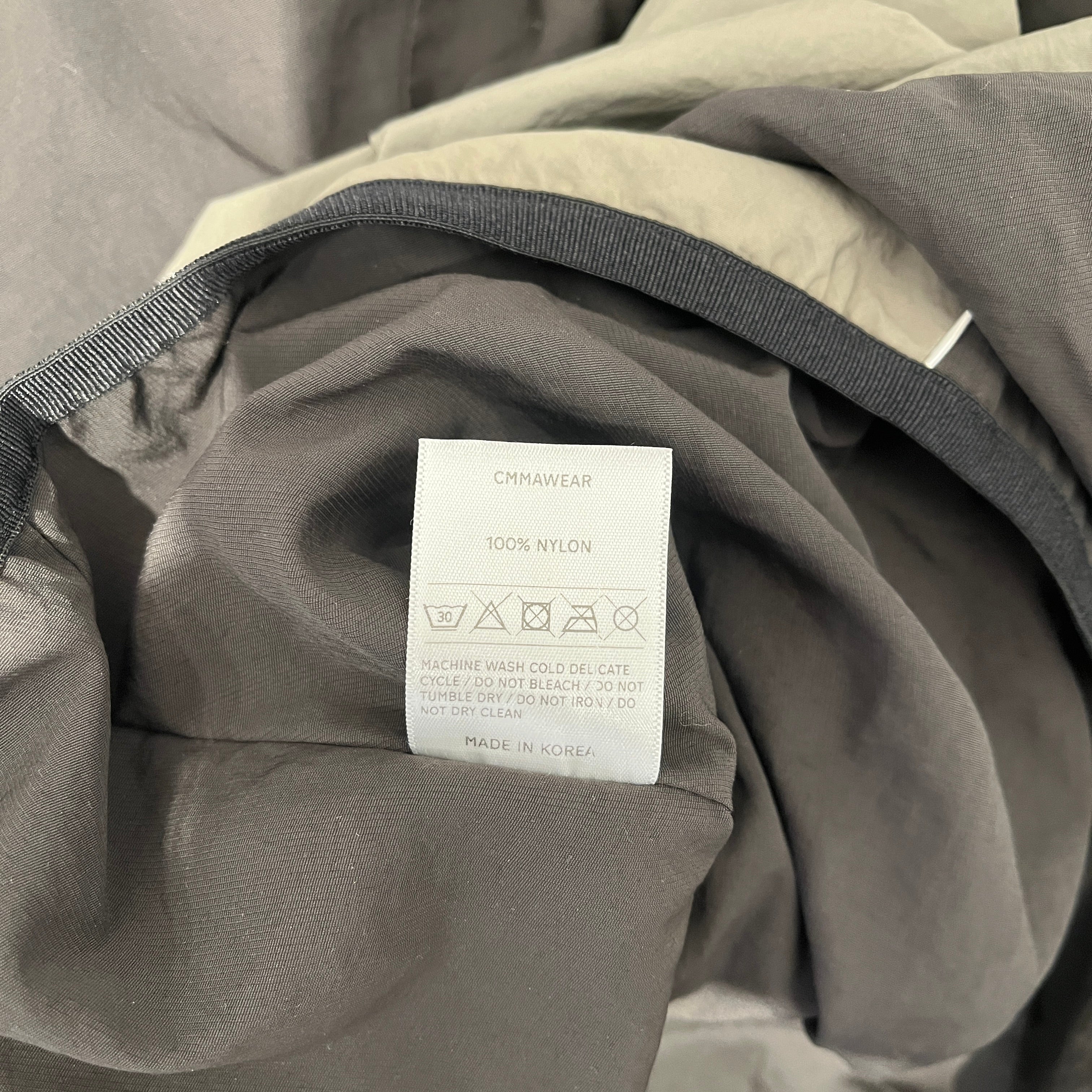 cmmawear/Windbreaker/M/Nylon/GRY/BLACK CONTOUR PIPING JACKET view 5