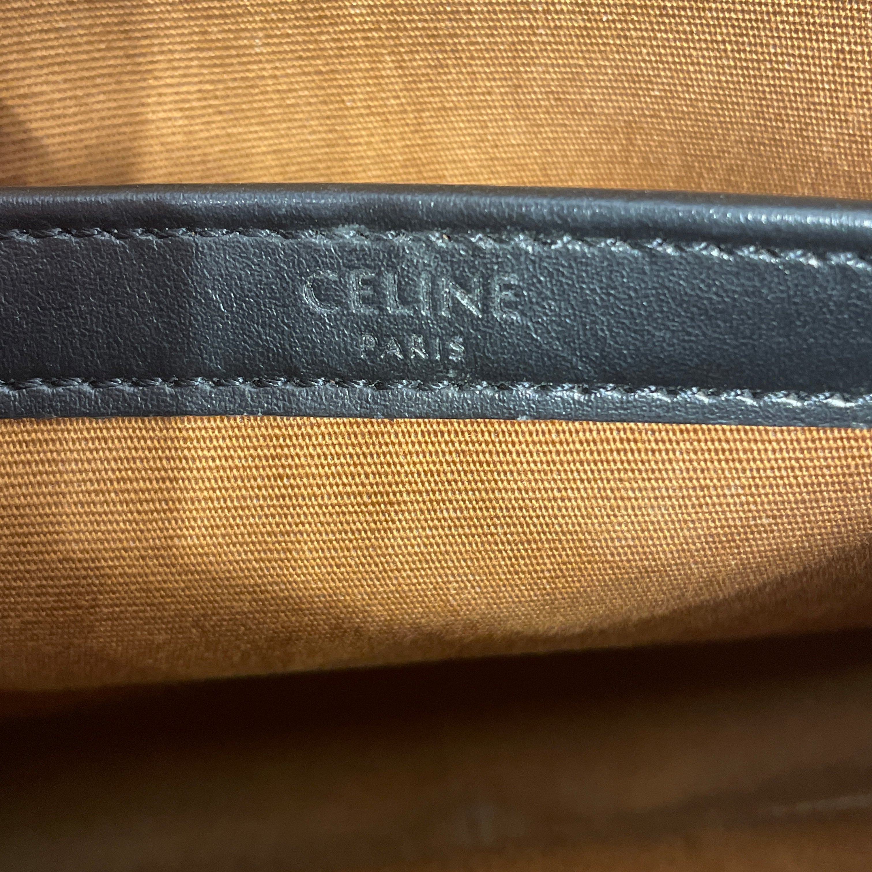 CELINE/Cross Body Bag/Monogram/Leather/BLK/triomphe messenger medium view 6