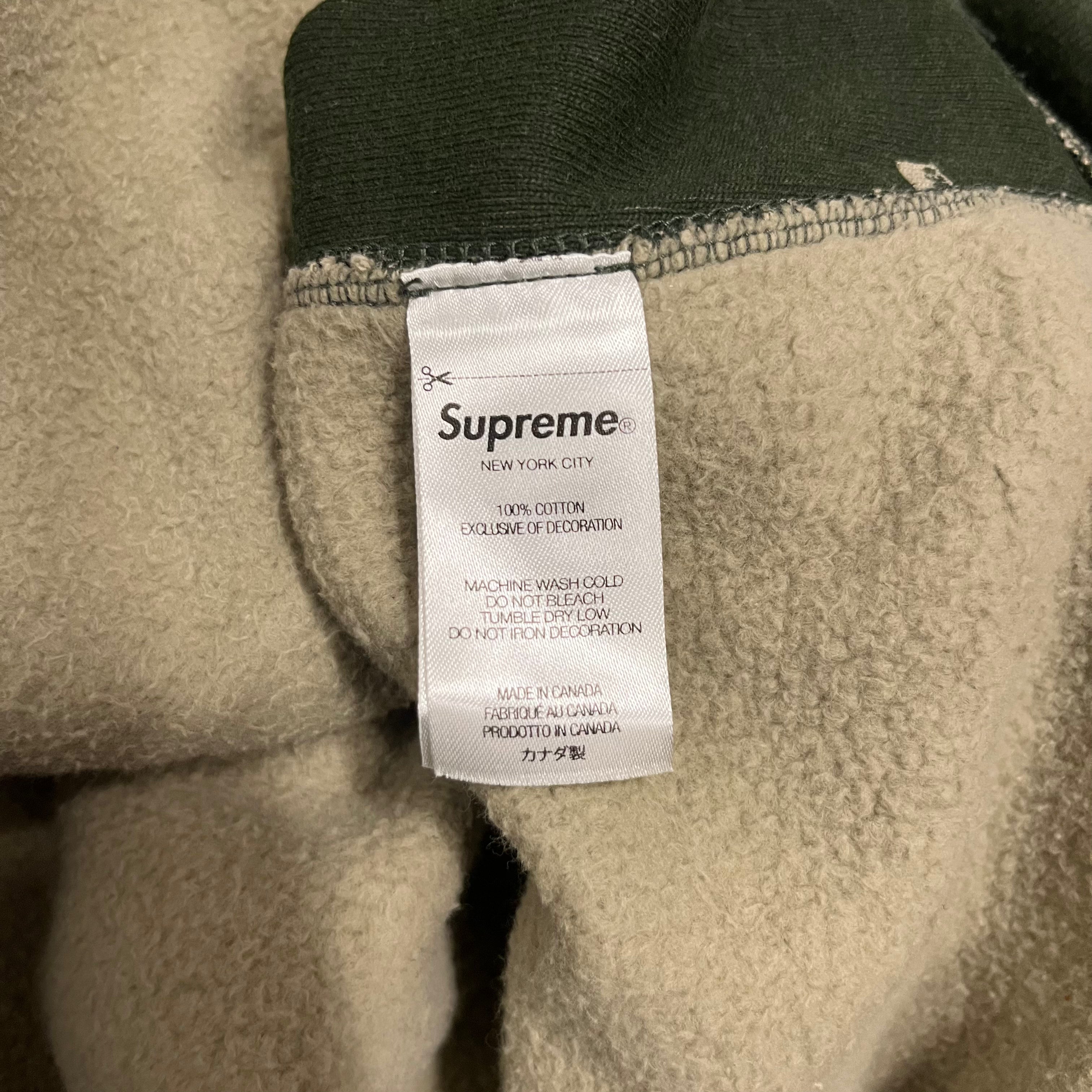 Supreme/Hoodie/XL/Camouflage/Cotton/GRN/2021 view 5