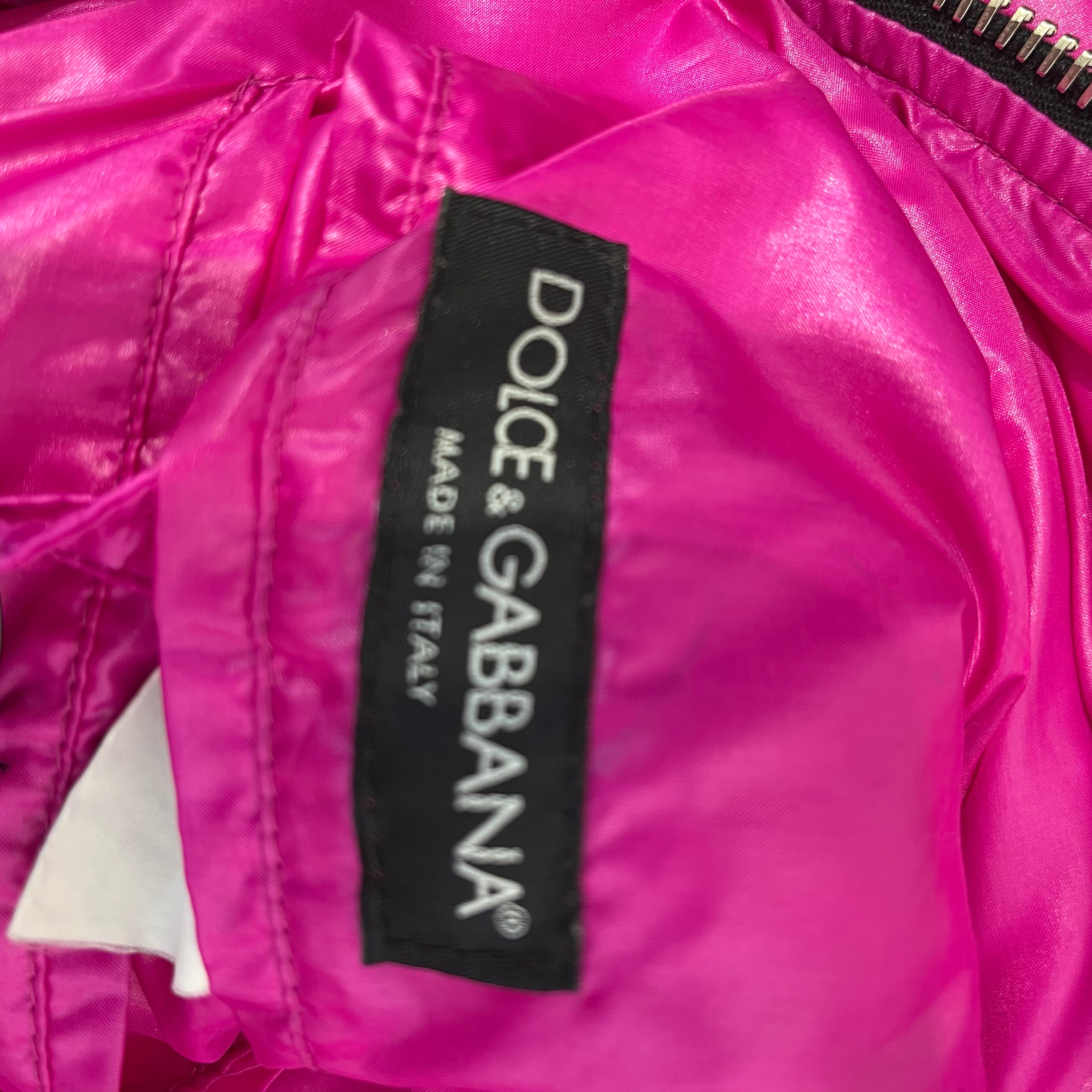 DOLCE&GABBANA/Coat/S/Nylon/PNK/ view 3