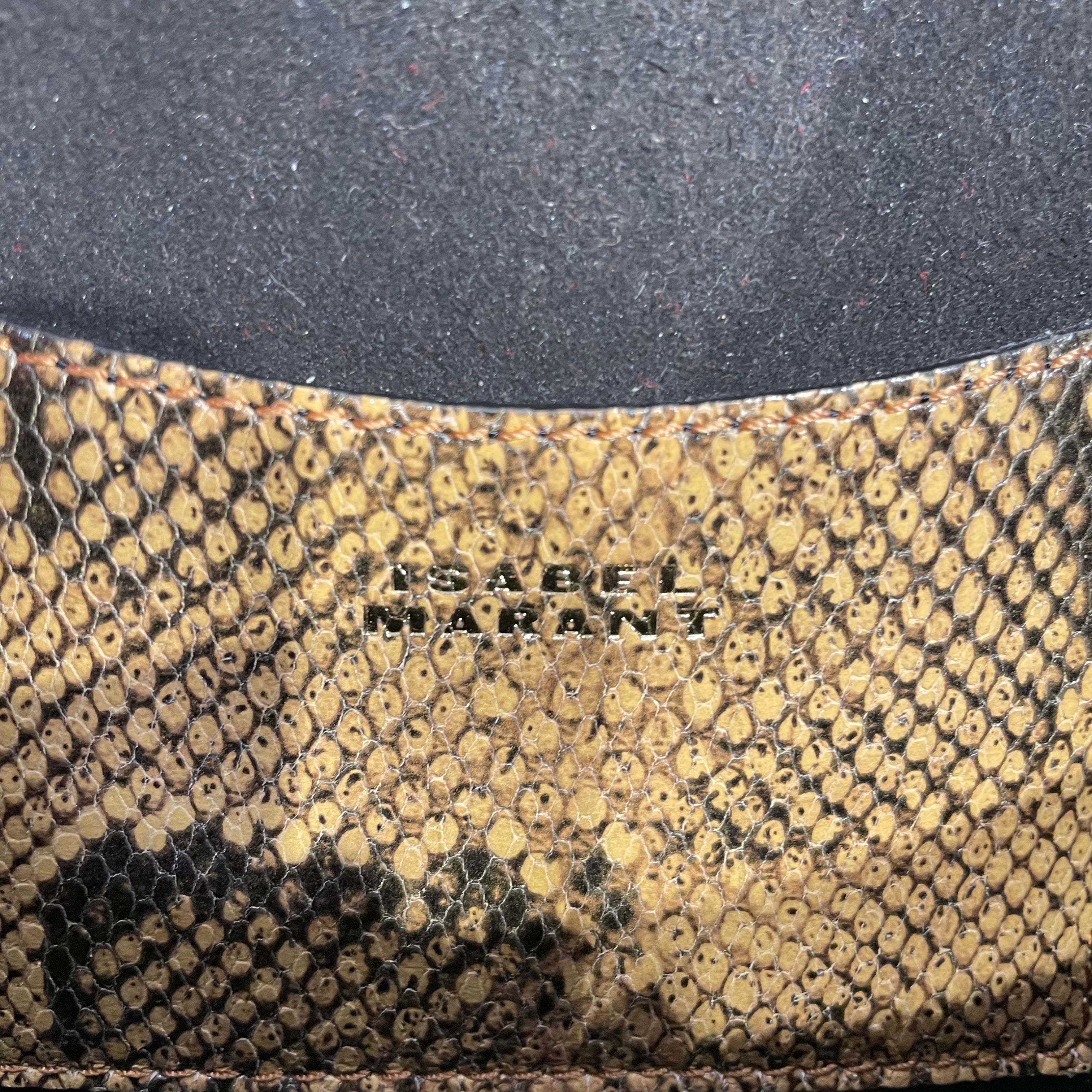 ISABEL MARANT/Fanny Pack/Animal Pattern/Leather/GLD/SNAKE SKIN / GOLD STUDS view 4