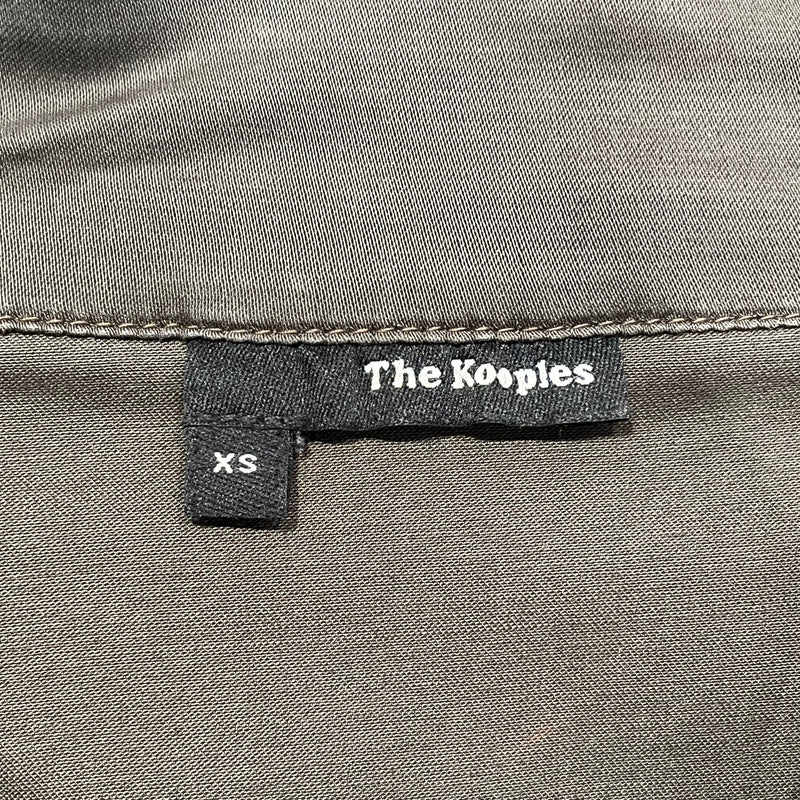 The Kooples /Vest/XS/Cotton/GRN/button up vest, four pockets