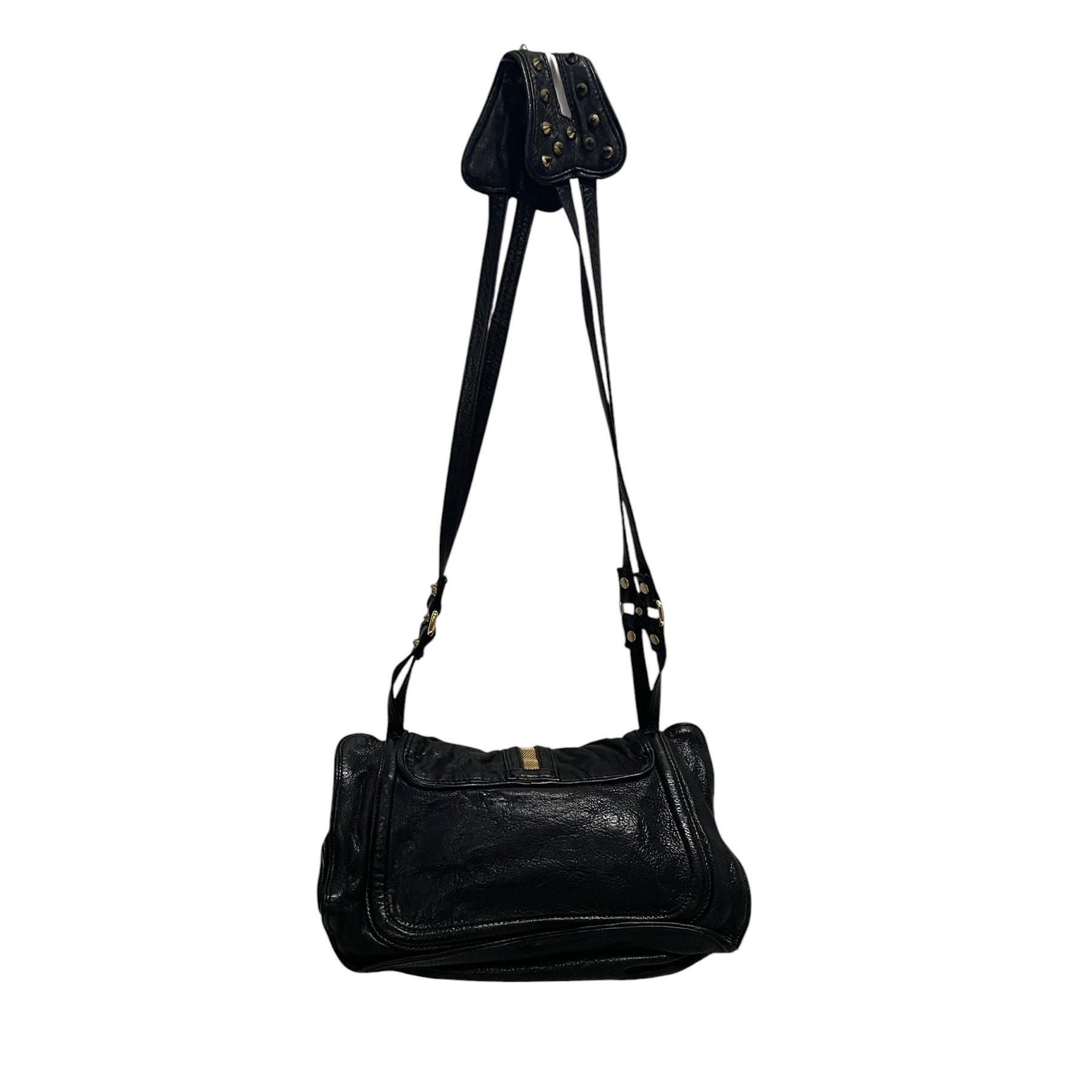 3.1 phillip lim/Cross Body Bag/All Over Print/Leather/BLK/studed bow leather view 2