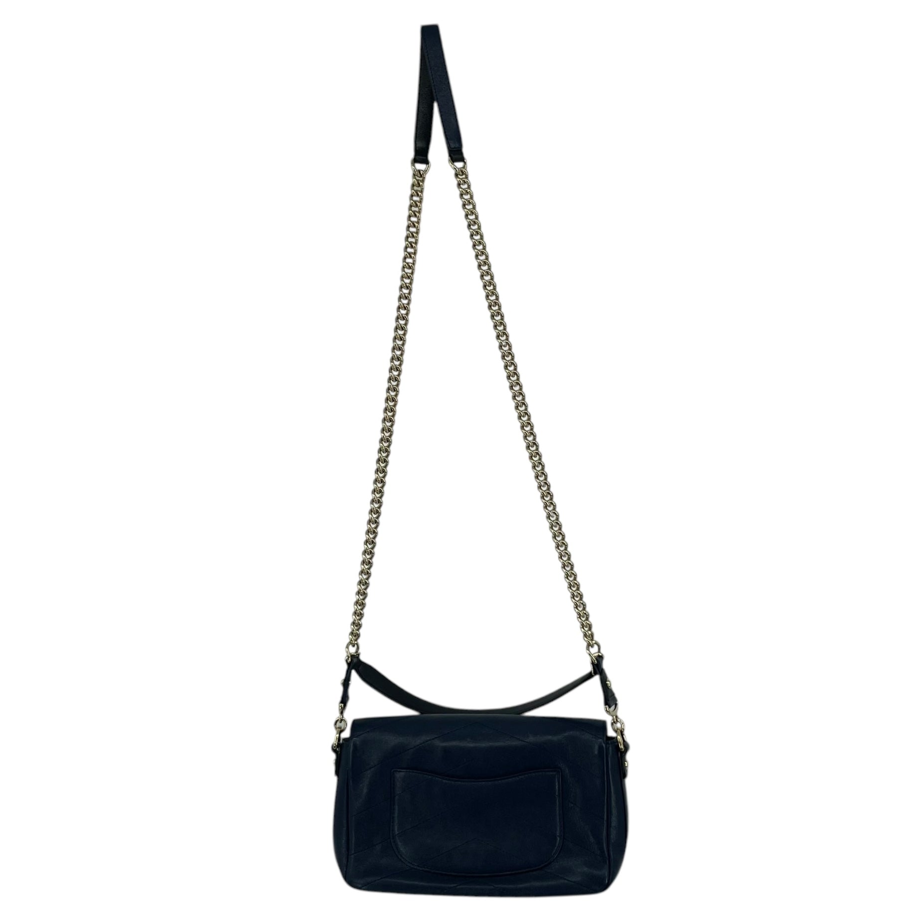 CHANEL/Cross Body Bag/M/Leather/NVY/26205240 view 2