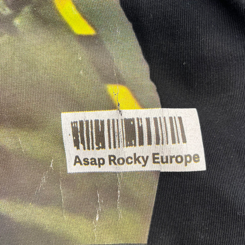 AWGE/LS T-Shirt/M/Cotton/BLK/Graphic/WTCH OUT FOR THE IDIOT BEHIND