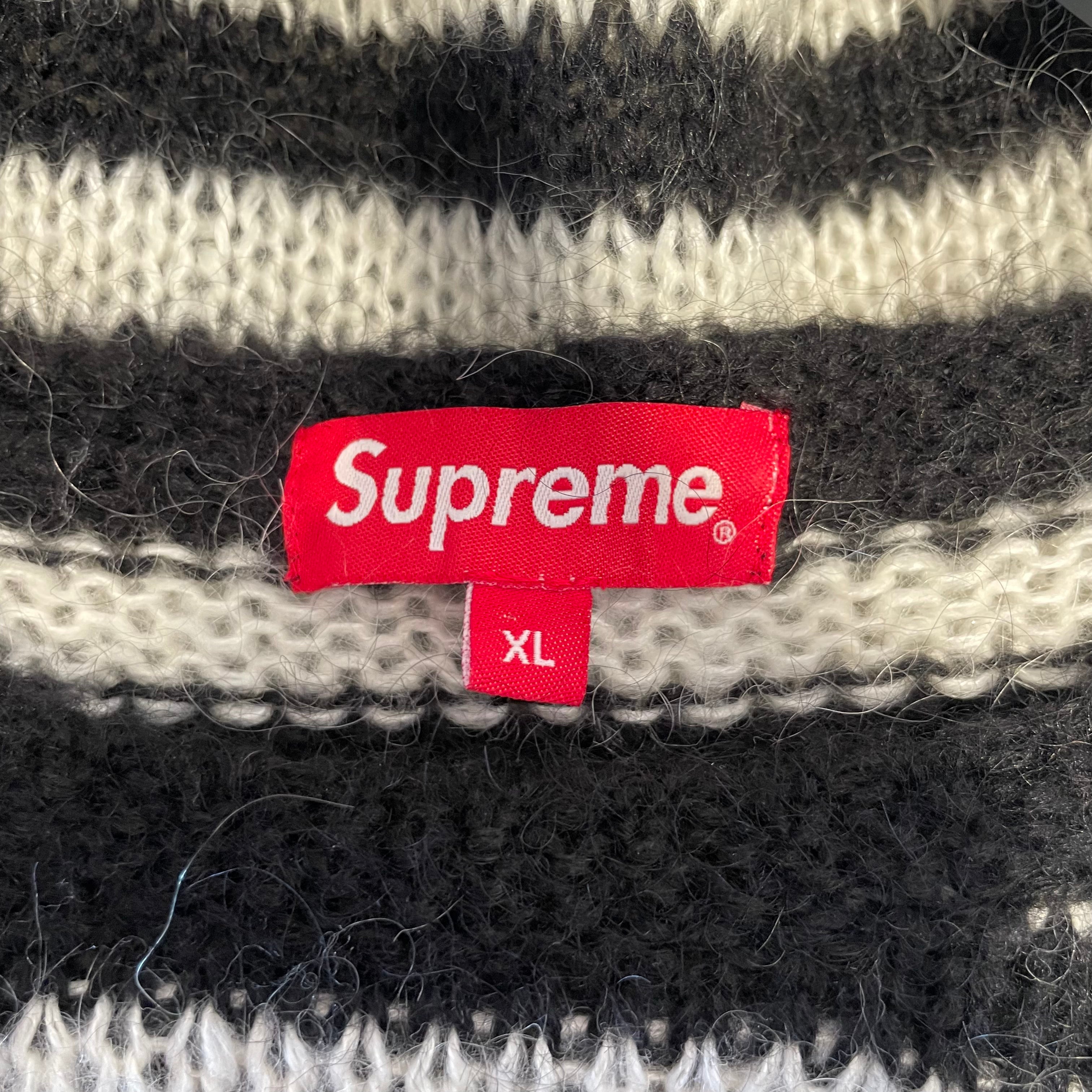 Supreme/Sweater/XL/Stripe/Wool/WHT/Stripe Mohair Sweater view 3