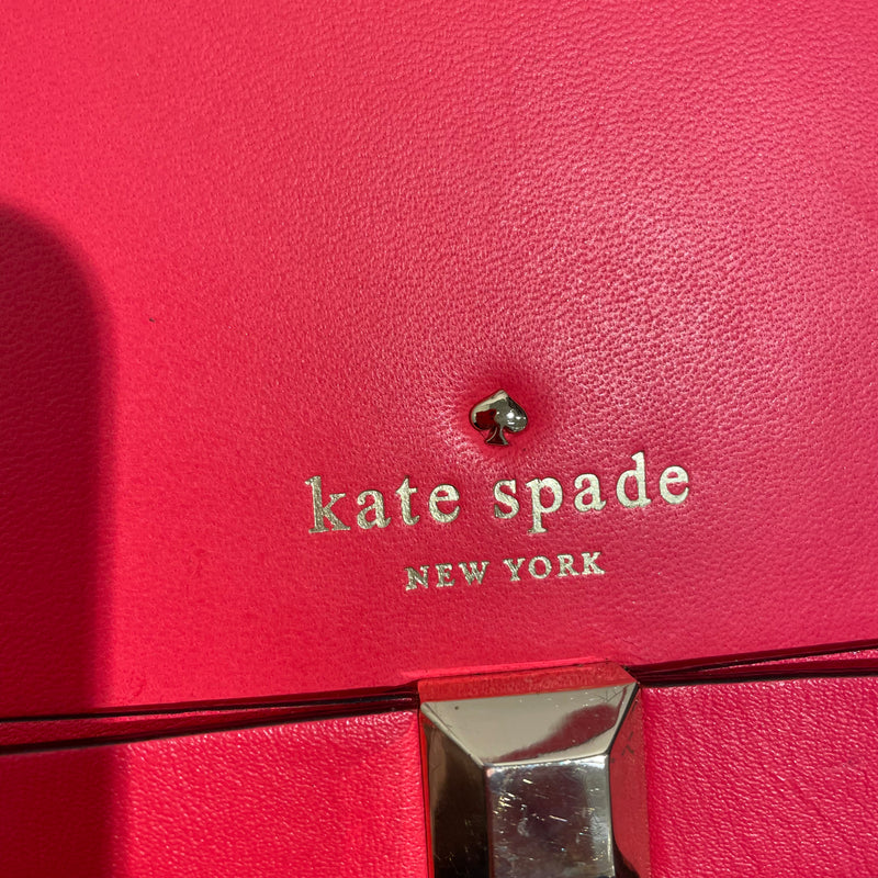 kate spade new york/Cross Body Bag/Red/Leather/