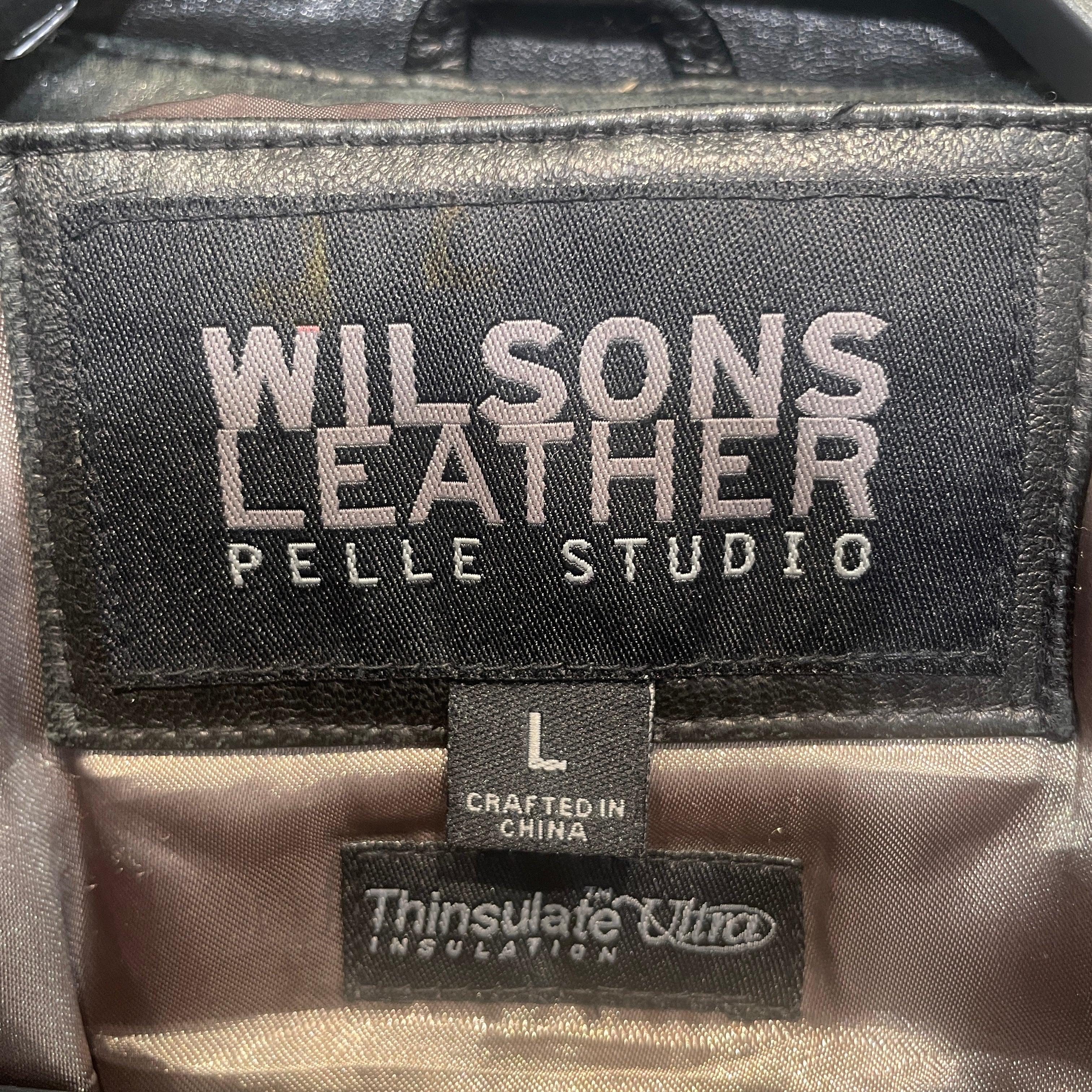 Wilsons Leather/Leather Jkt/L/Leather/BLK/ view 4
