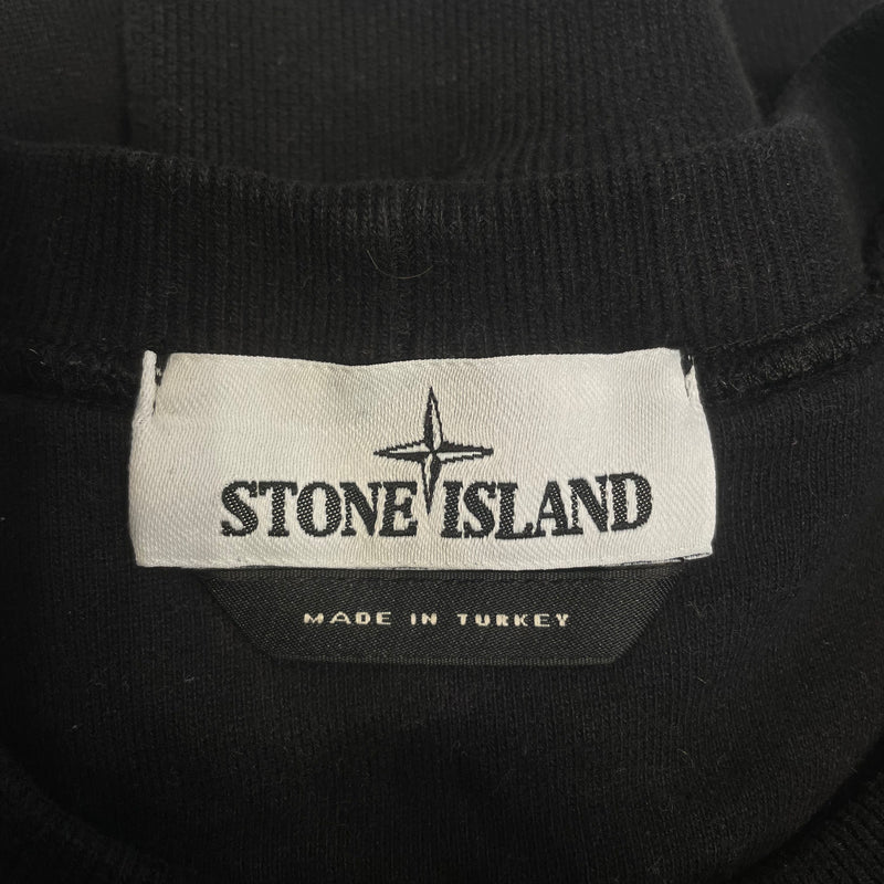 STONE ISLAND/Sweatshirt/M/Cotton/BLK/