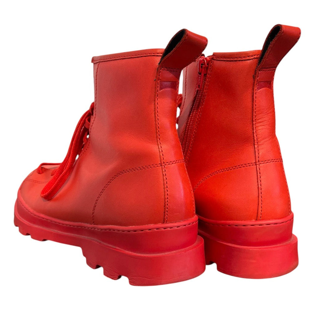 camper/Shoes/EU 36/Leather/RED/red brutus boots view 2