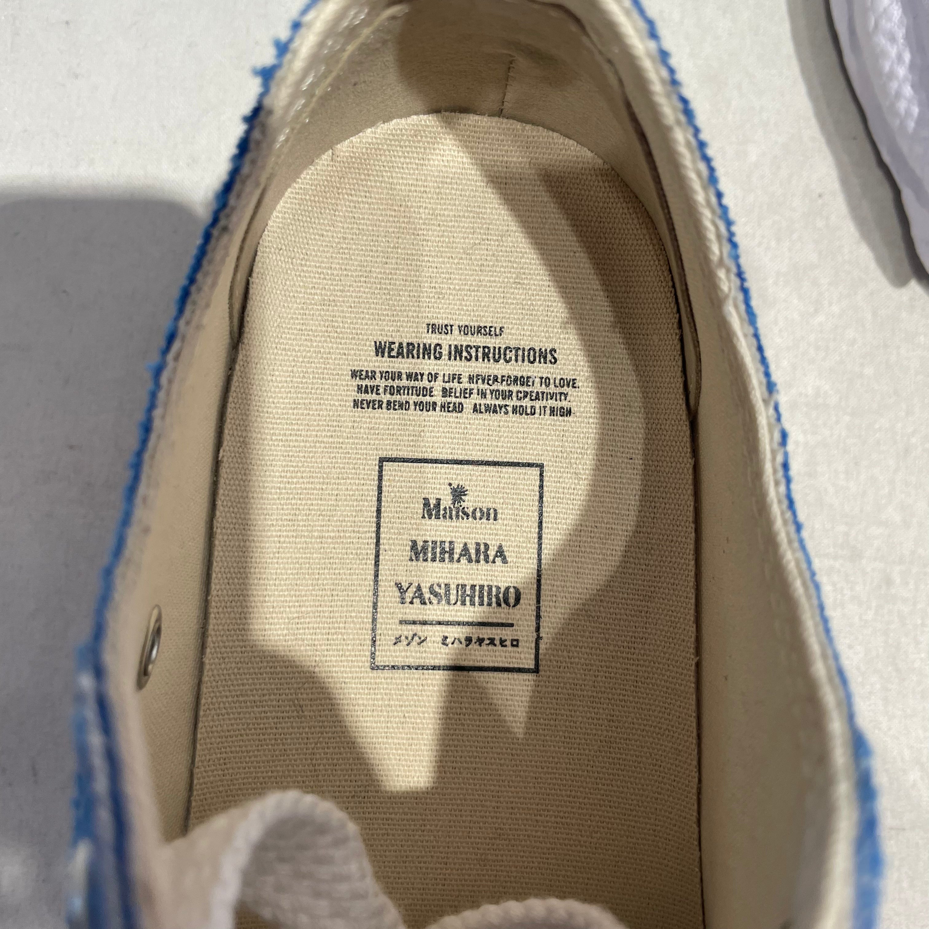 MIHARA YASUHIRO/Low-Sneakers/US 5.5/Cotton/BLU/maison yasuhiro peterson 23 view 3