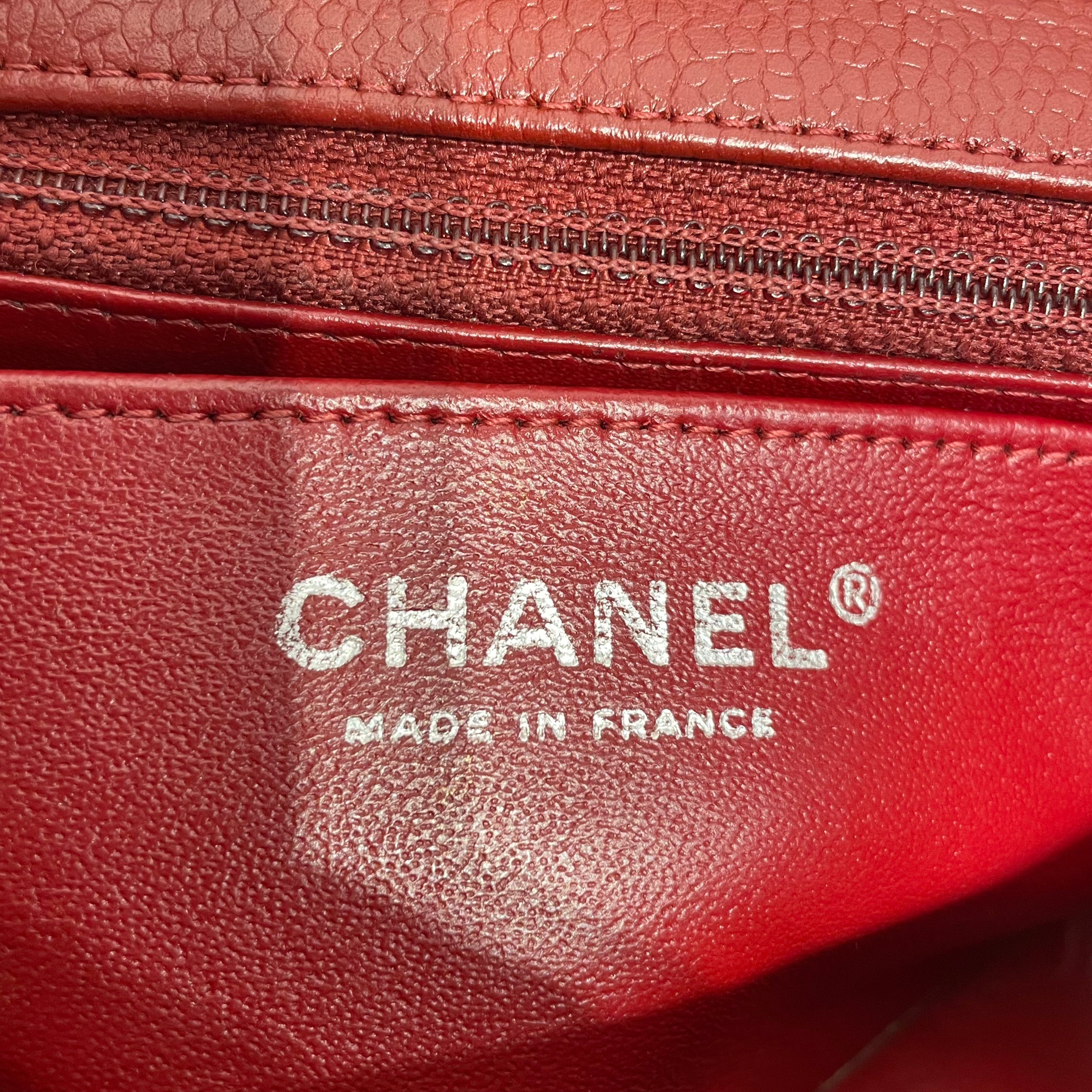 CHANEL/Cross Body Bag/Leather/BRD/TIMELESS CAVIAR FLAP BAG view 5
