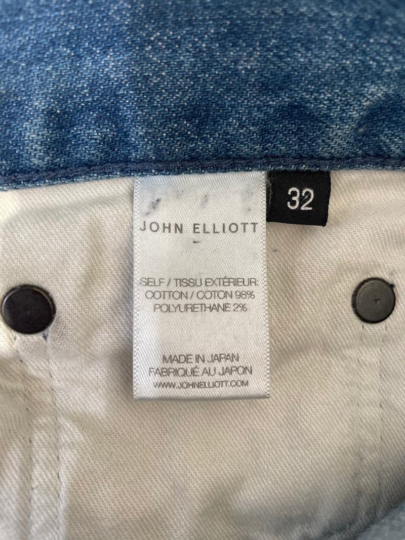 JOHN ELLIOTT/Skinny Pants/32/Denim/BLU/made in japan