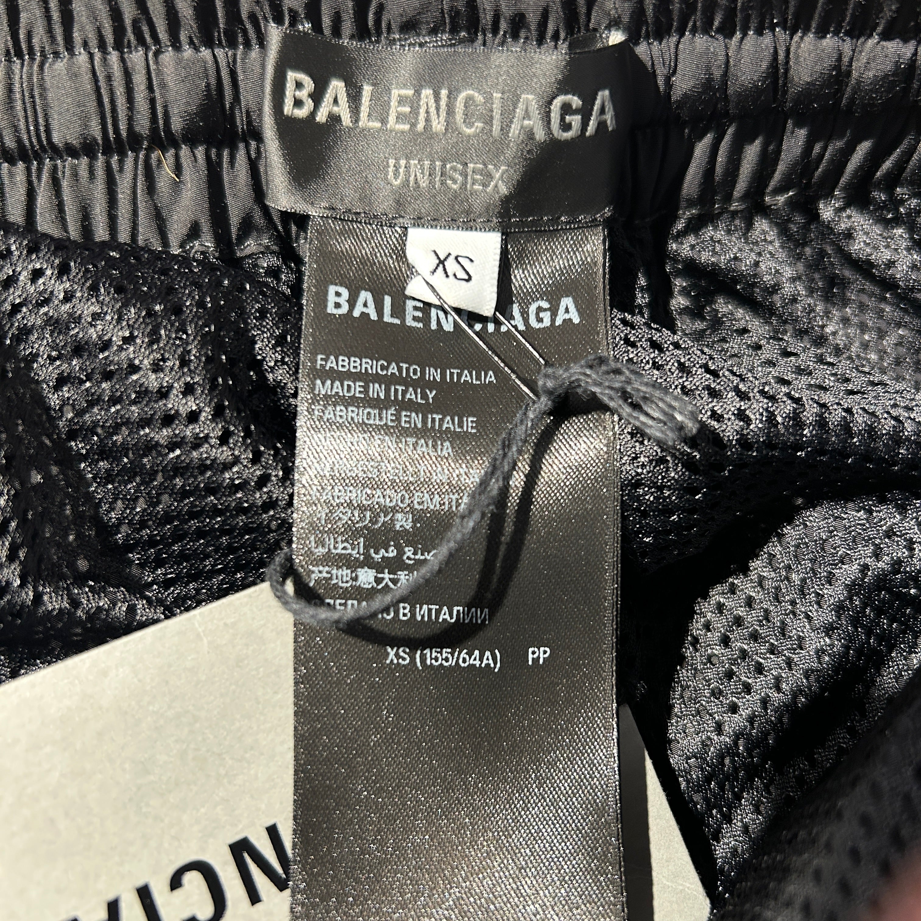 BALENCIAGA/Pants/XS/Nylon/BLK/4 Leg Nylon Pants view 3
