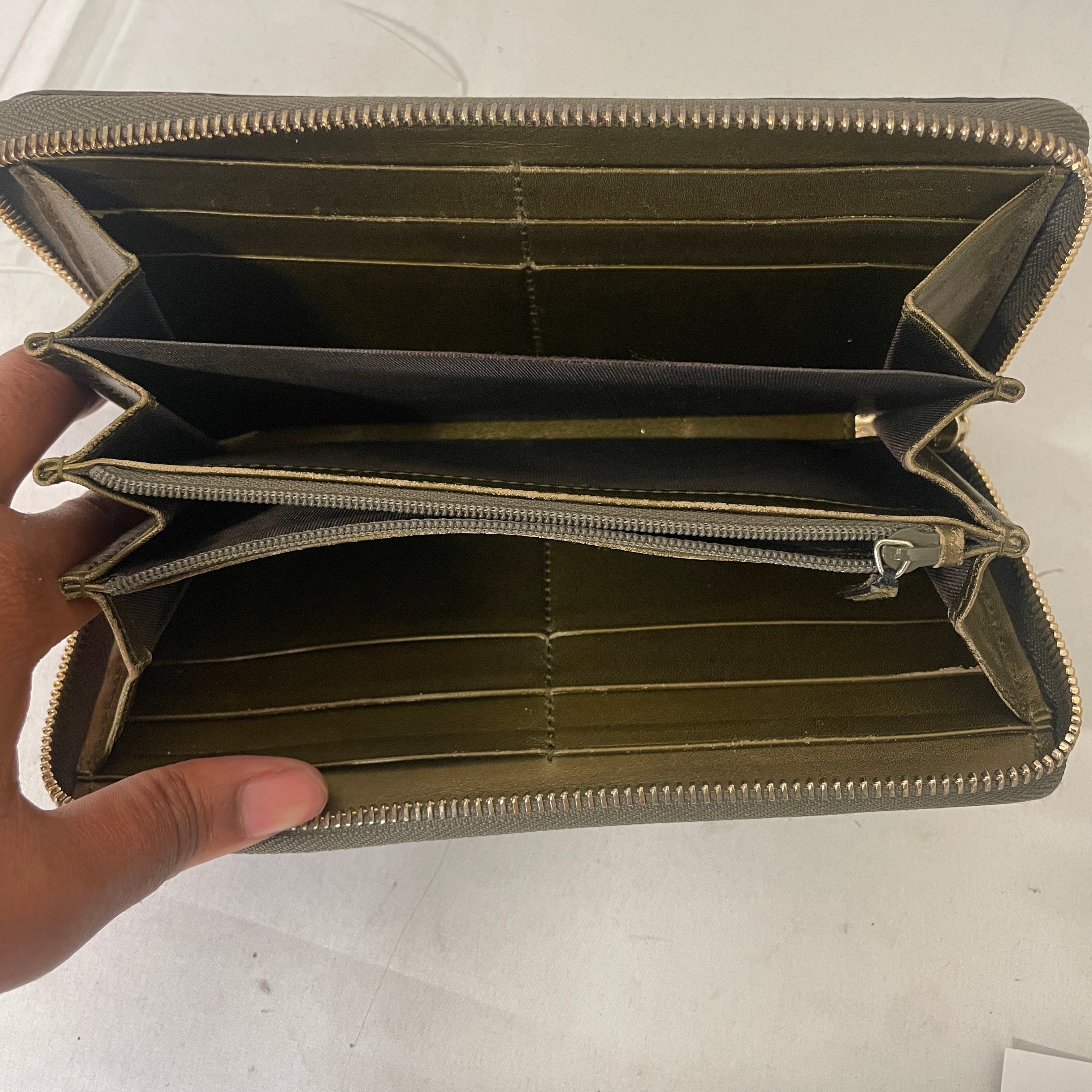 GUCCI/Long Wallet/Leather/GLD/L's/4VVQJW9 view 3