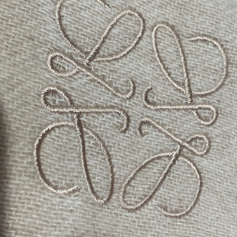 LOEWE/Muffler Scarf/Wool/CRM/