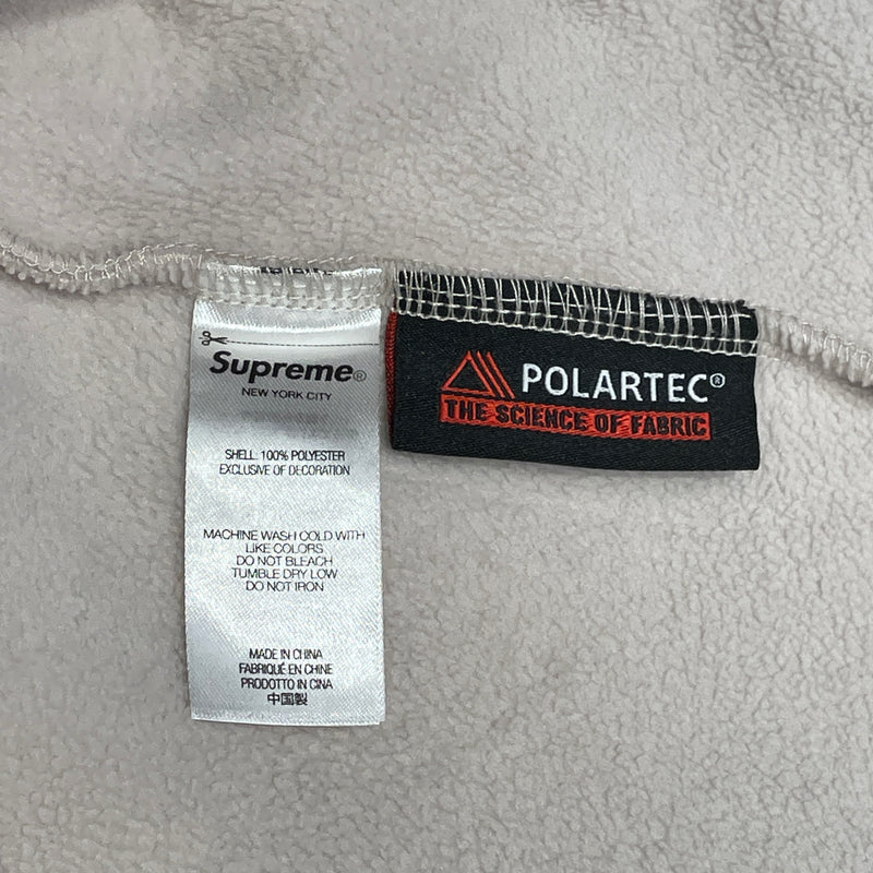 Supreme/Fleece Jkt/M/Polyester/CRM/Polartec Fleece Zip Up Jacket