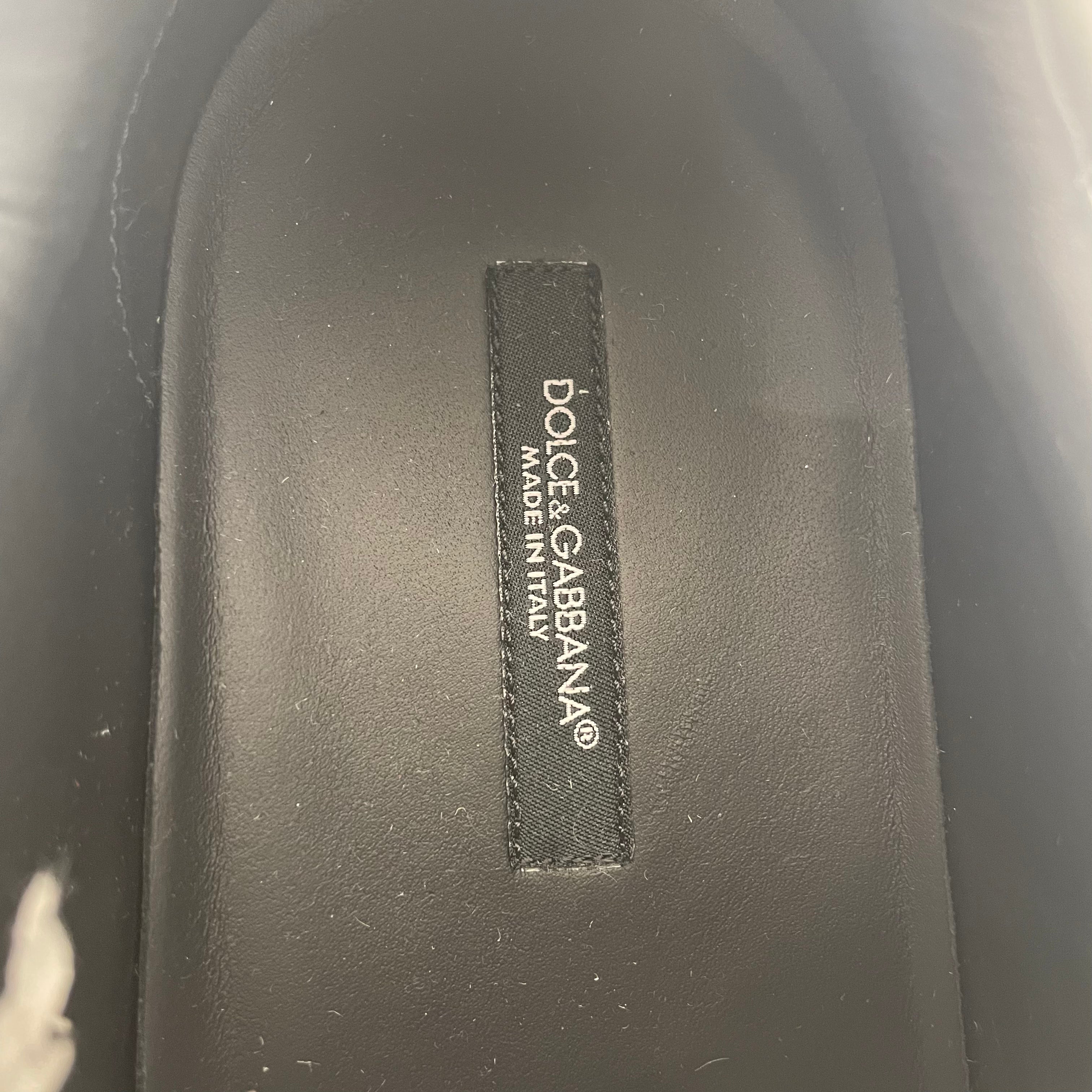 DOLCE&GABBANA/Low-Sneakers/US 7/Leather/BLK/cs 1694 view 5