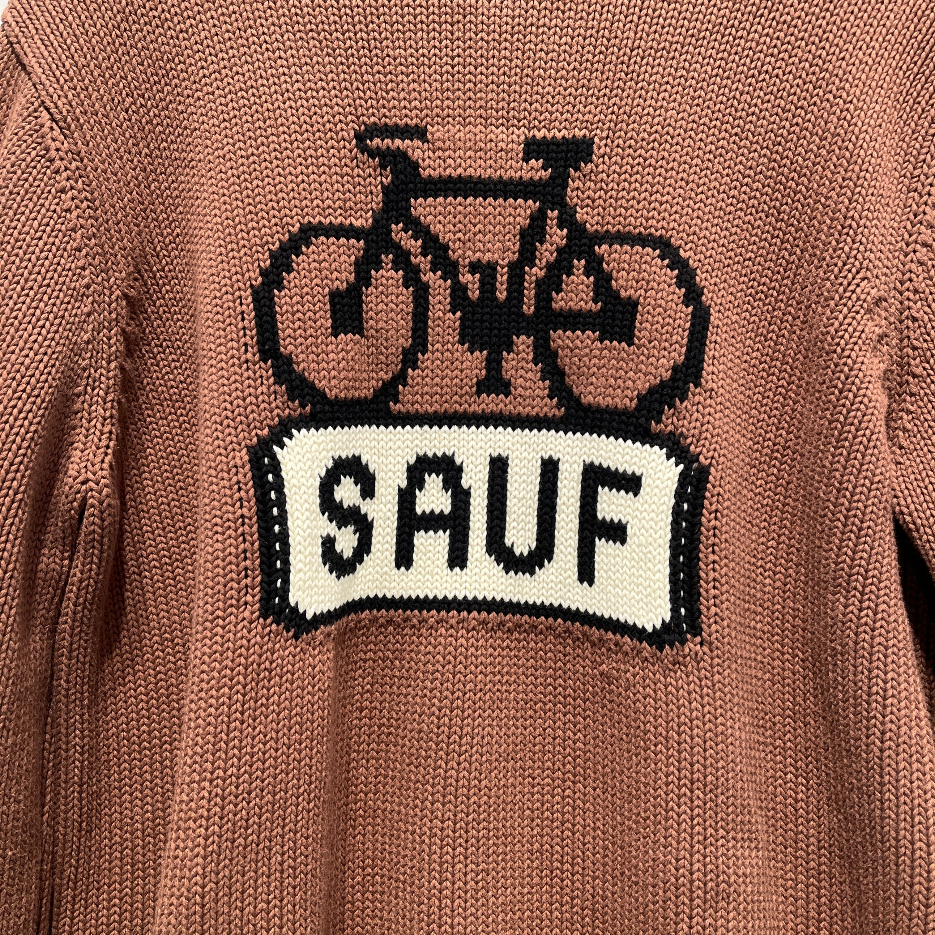Golf Le Fleur(Le Fleur)/Heavy Sweater/L/Graphic/Cotton/BRW/Pullover/SAUF Bicycle Heavy Knit Crew view 6