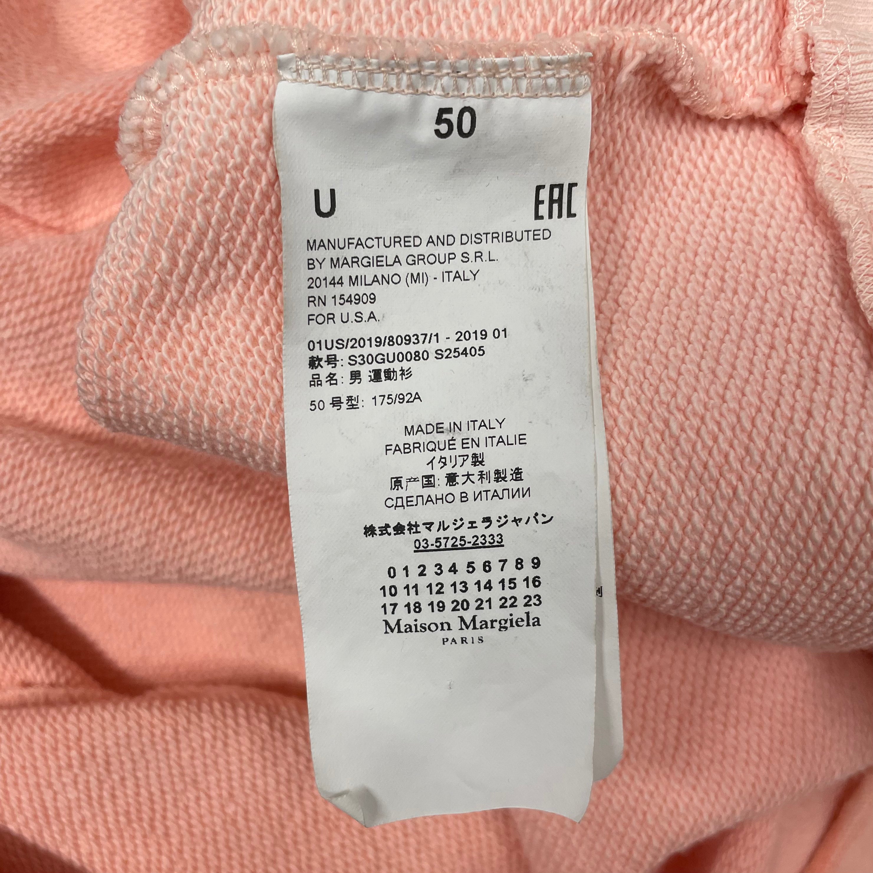 Maison Margiela/Hoodie/XL/Cotton/PNK/''M'' HOODIE view 4