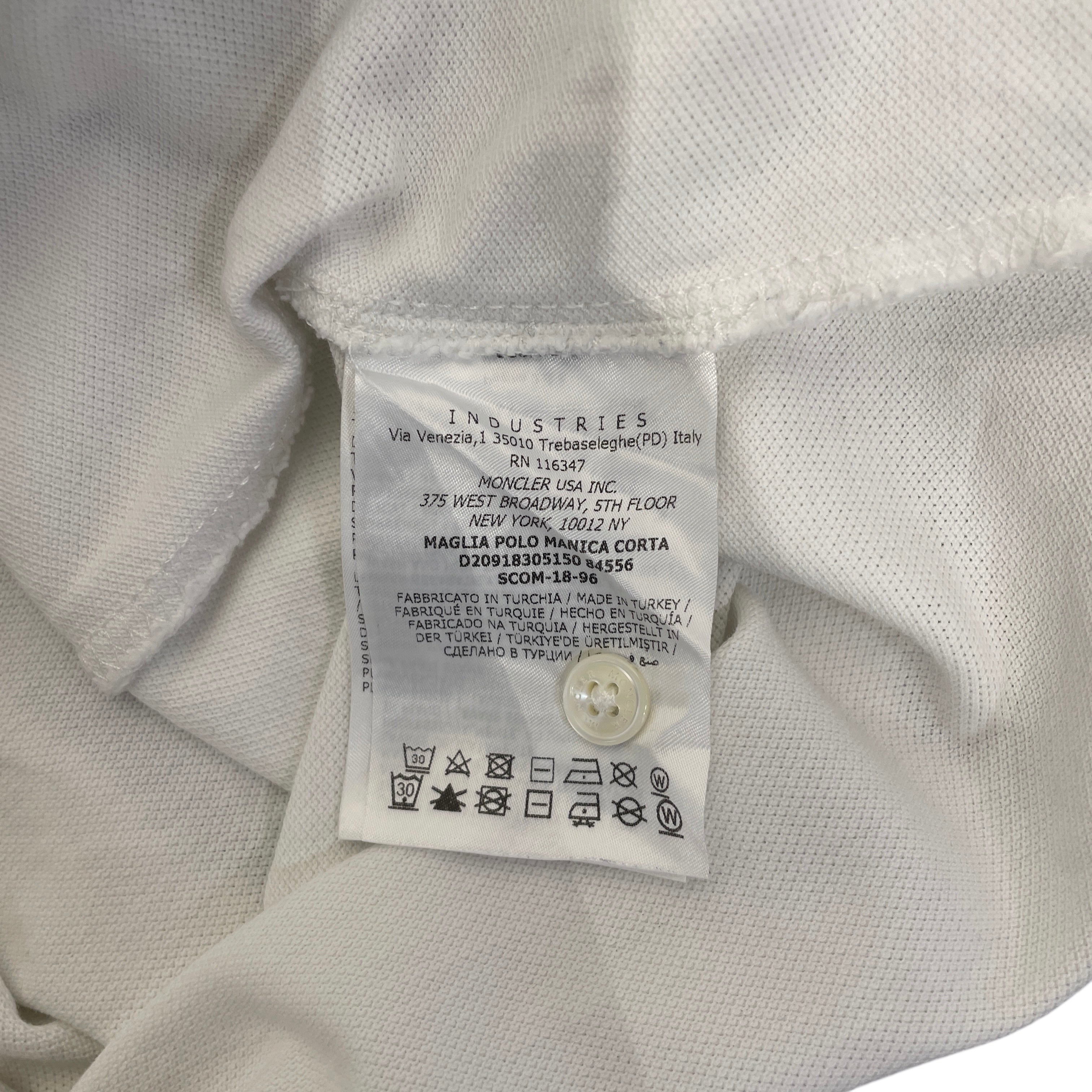 MONCLER/Polo Shirt/Cotton/WHT/ view 3