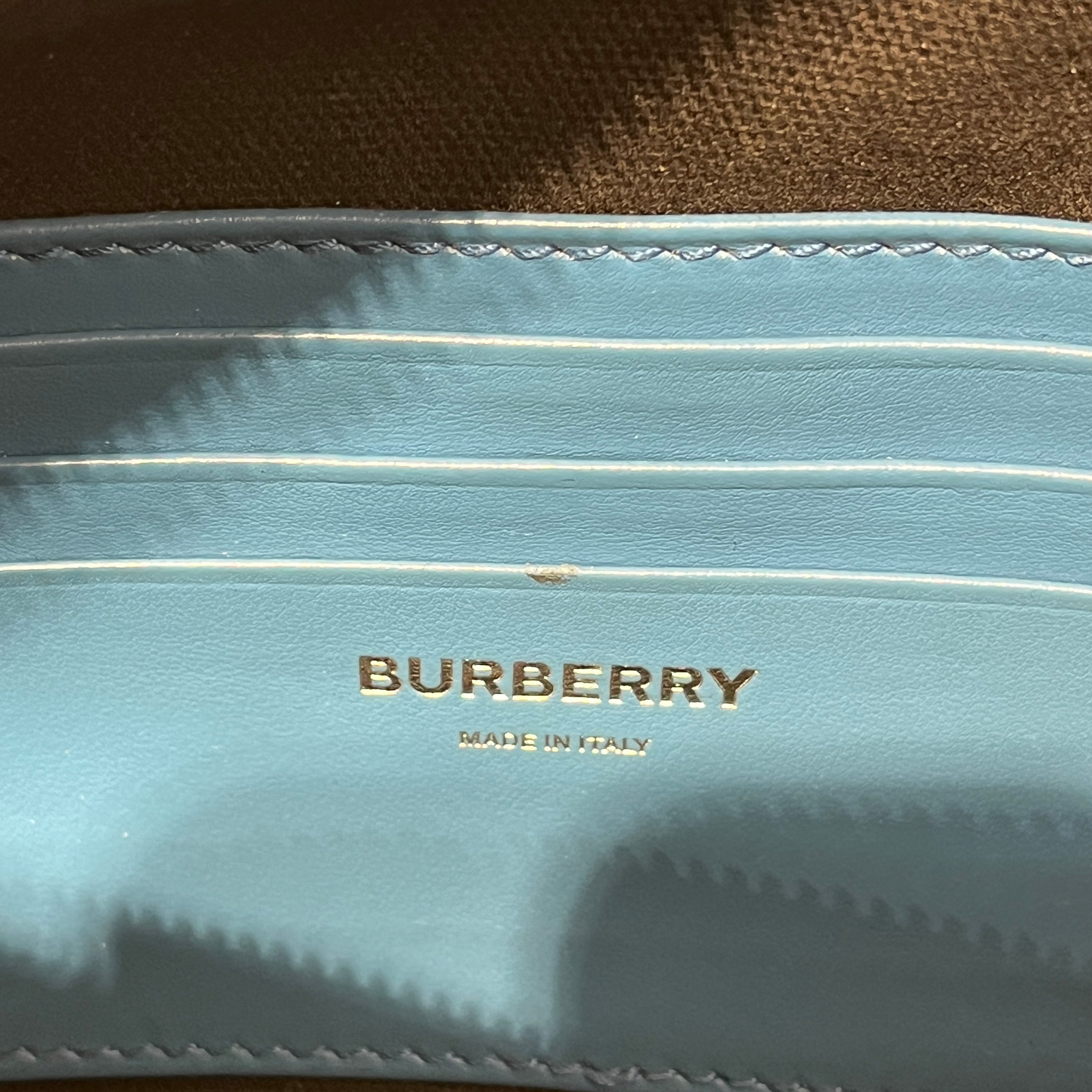 BURBERRY LONDON/Bag/Leather/BLU/messenger bag true blue view 5
