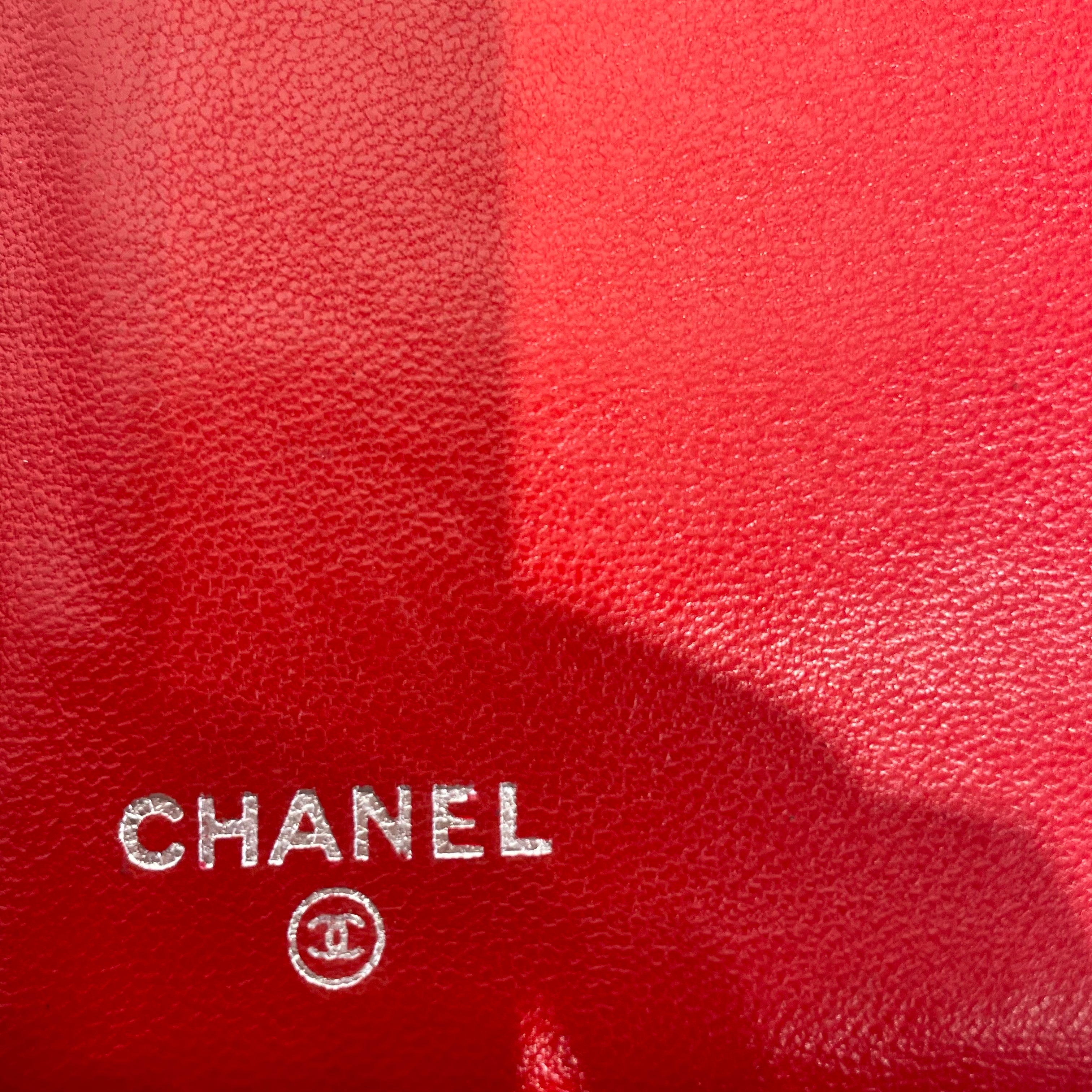 CHANEL/Long Wallet/Leather/RED/Boy Flap Long Wallet view 4