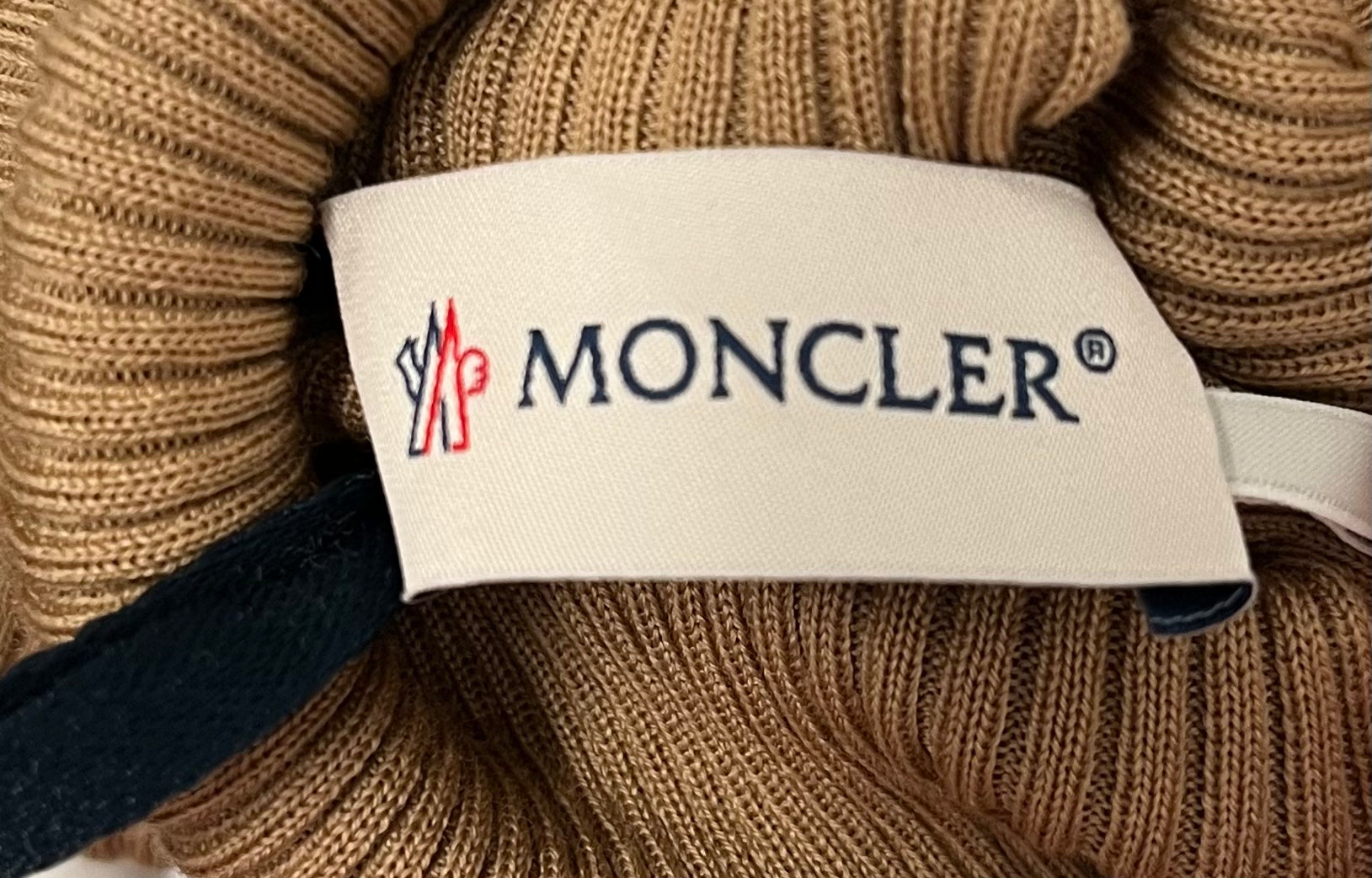 MONCLER/Sweater/XS/Cotton/CML/Turtle Neck/DOLCETIVA TRICOT/ORANGE LOGO view 3