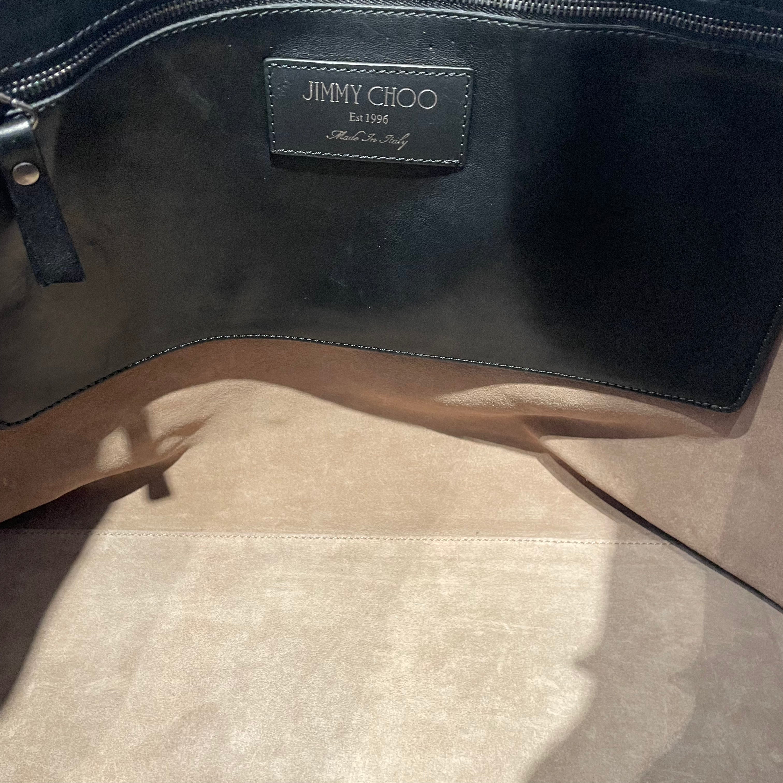 JIMMY CHOO/Tote Bag/Leather/BLK/Pimlico Rock view 3