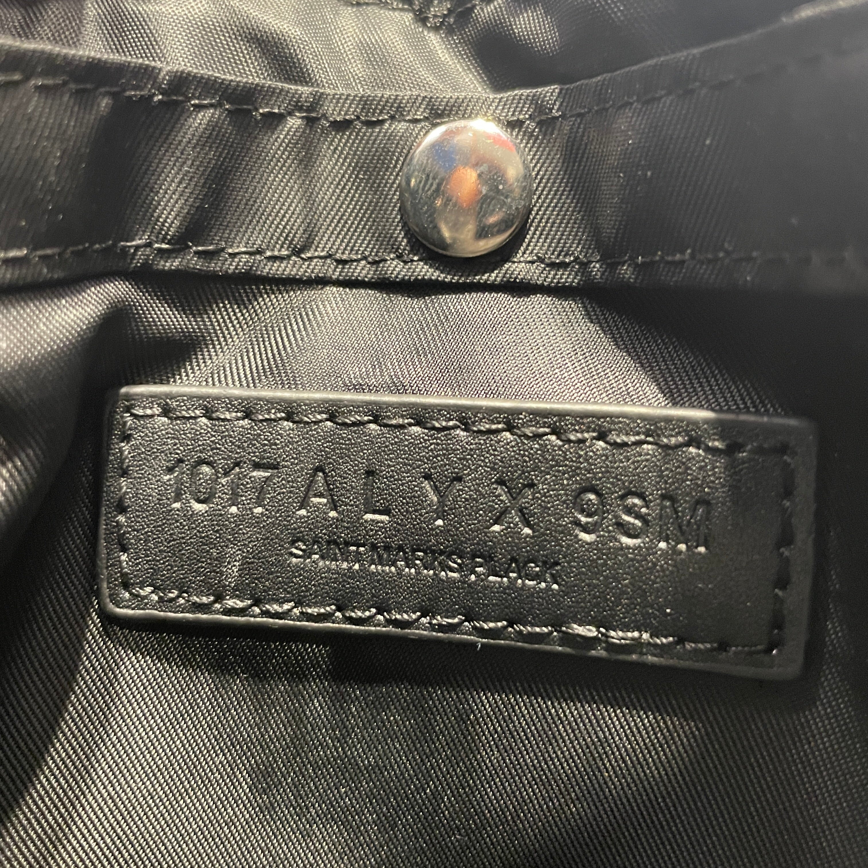 1017 ALYX 9SM(ALYX)/Backpack/Nylon/BLK/adjustable/lock view 3