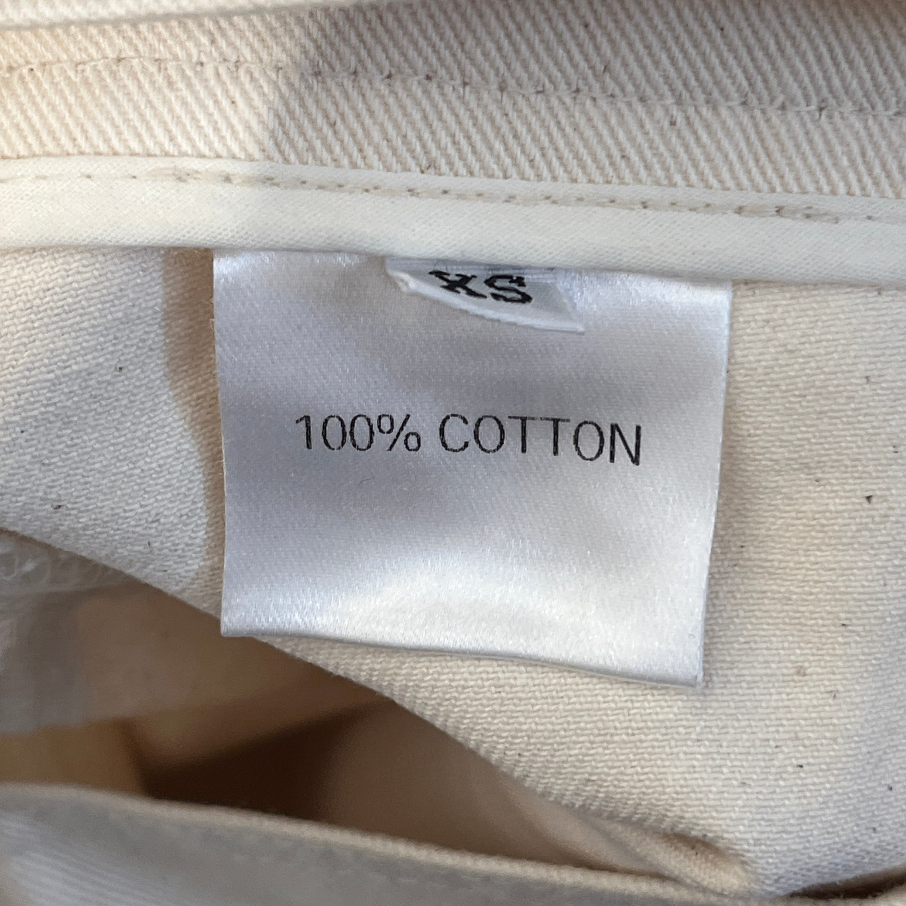 The Frankie Shop/Bottoms/XS/Cotton/CRM/cargo high waisted view 4