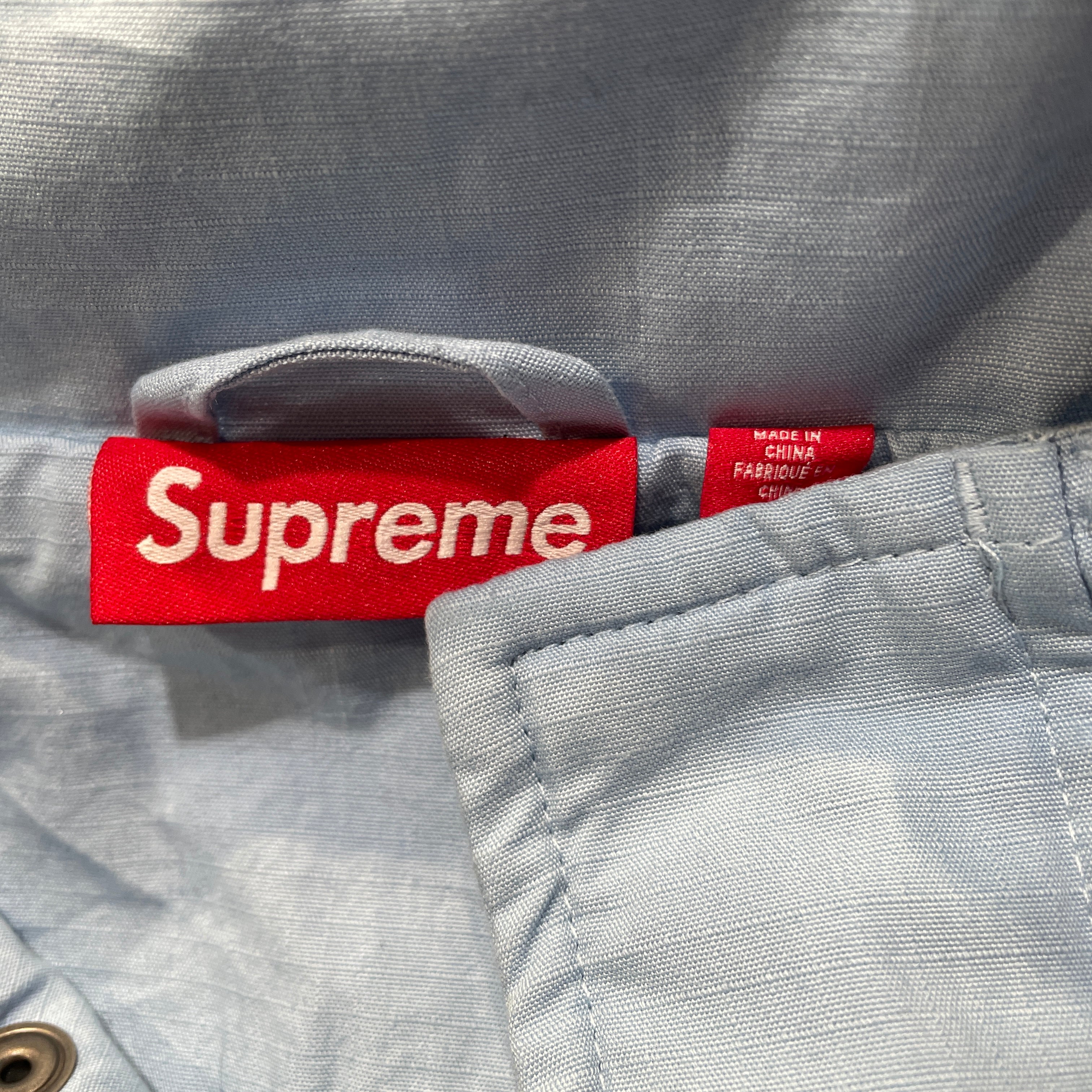 Supreme/Windbreaker/L/Polyester/BLU/RIPSTOP TRACK JACKET view 3