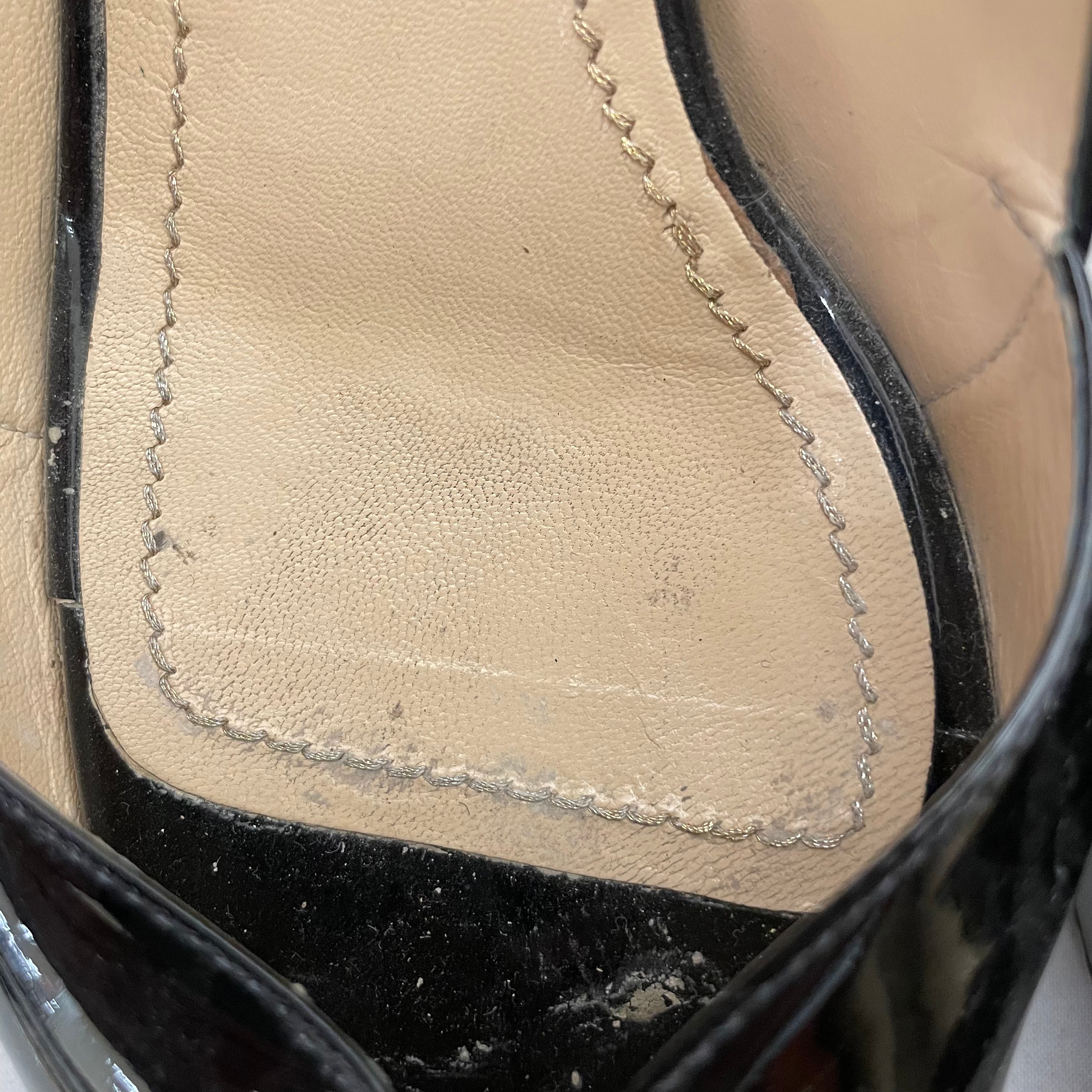 YVES SAINT LAURENT/Heels/EU 38.5/BLK/TRIBUTE view 7