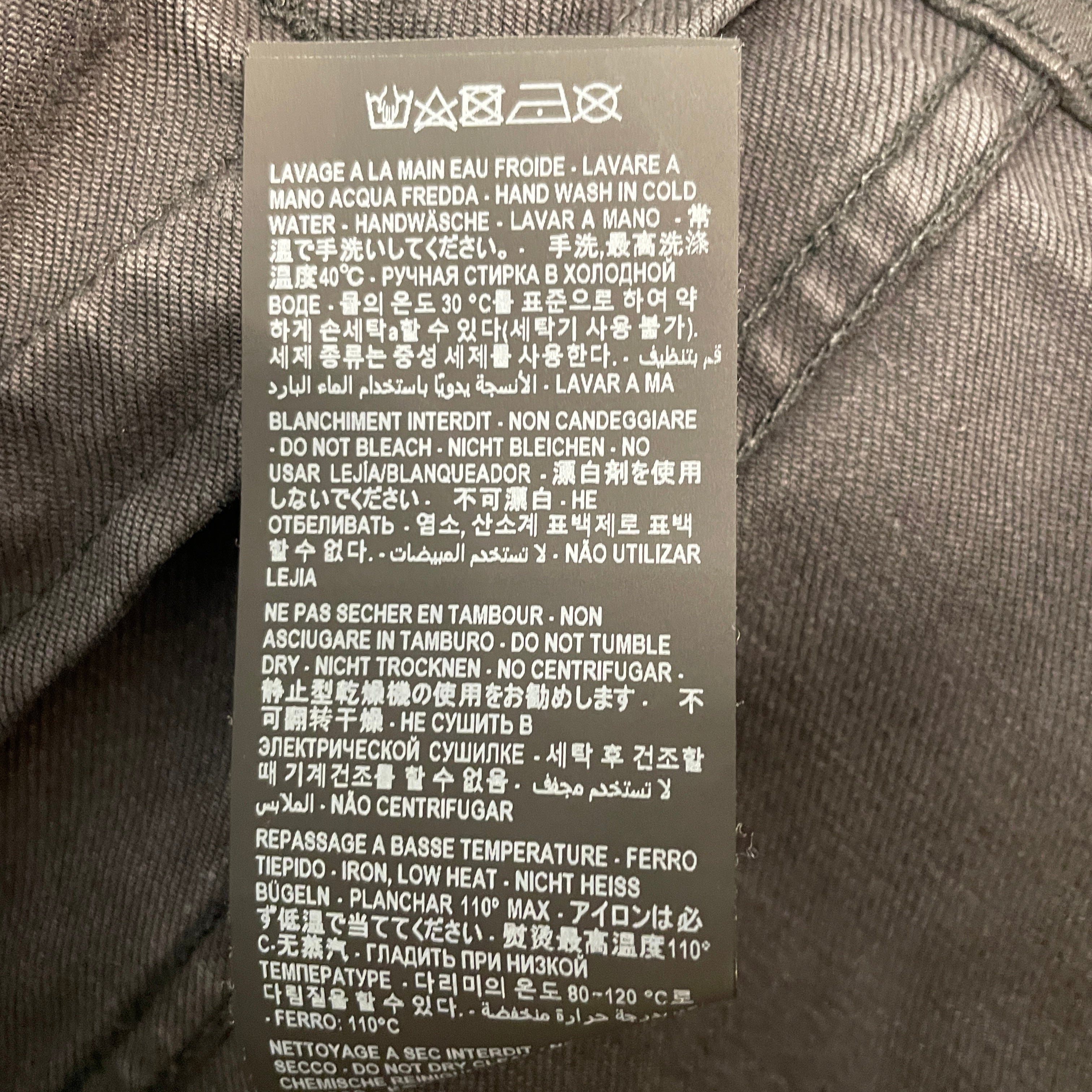 SAINT LAURENT/Denim Jkt/S/Cotton/BLK/ view 4